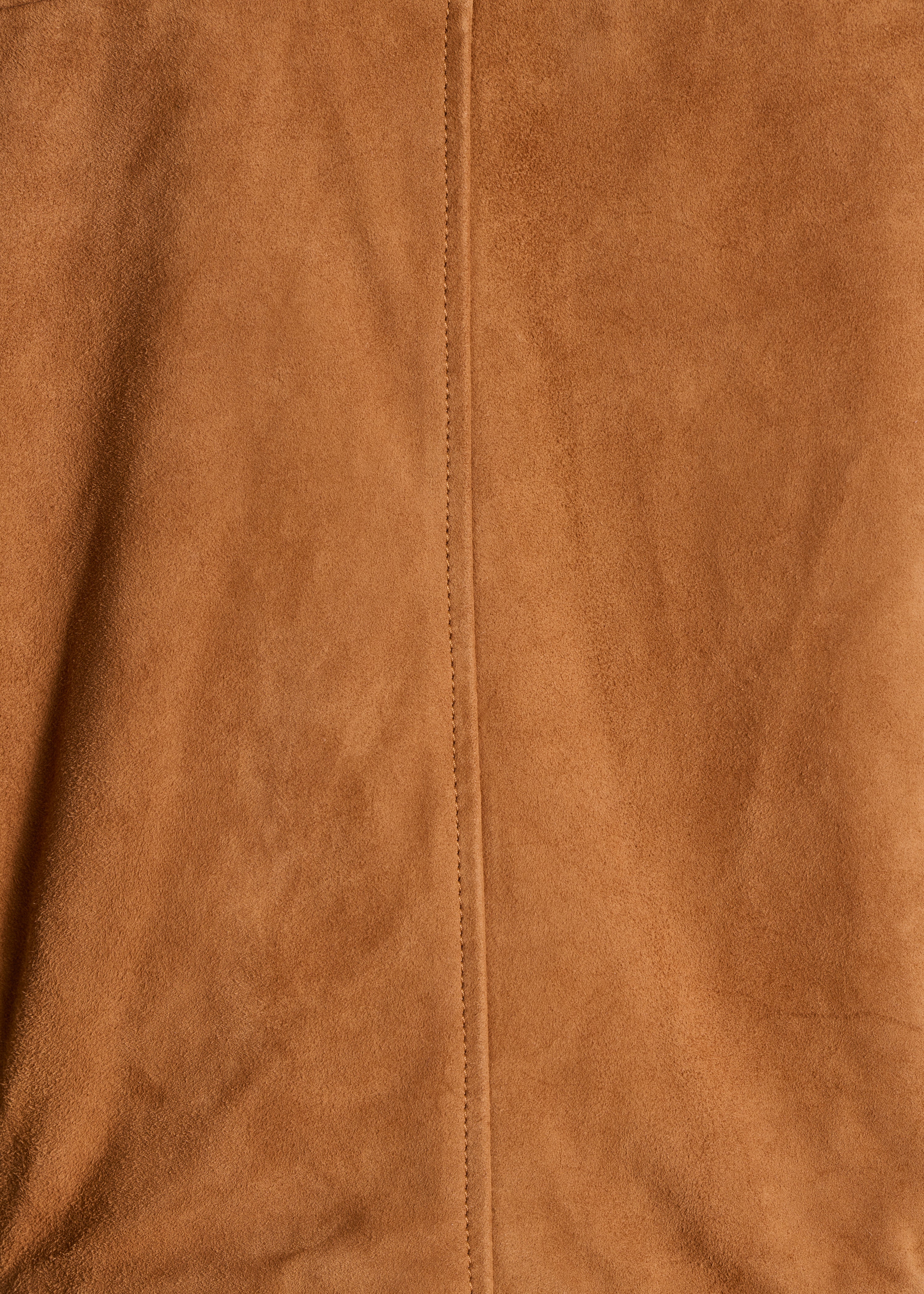 Kurze Camel-Jacke aus Wildleder