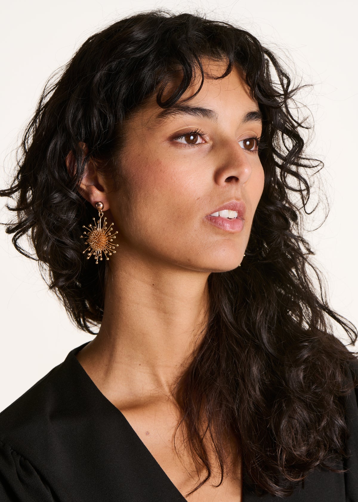 Boucles d'oreilles dorées - Taboua