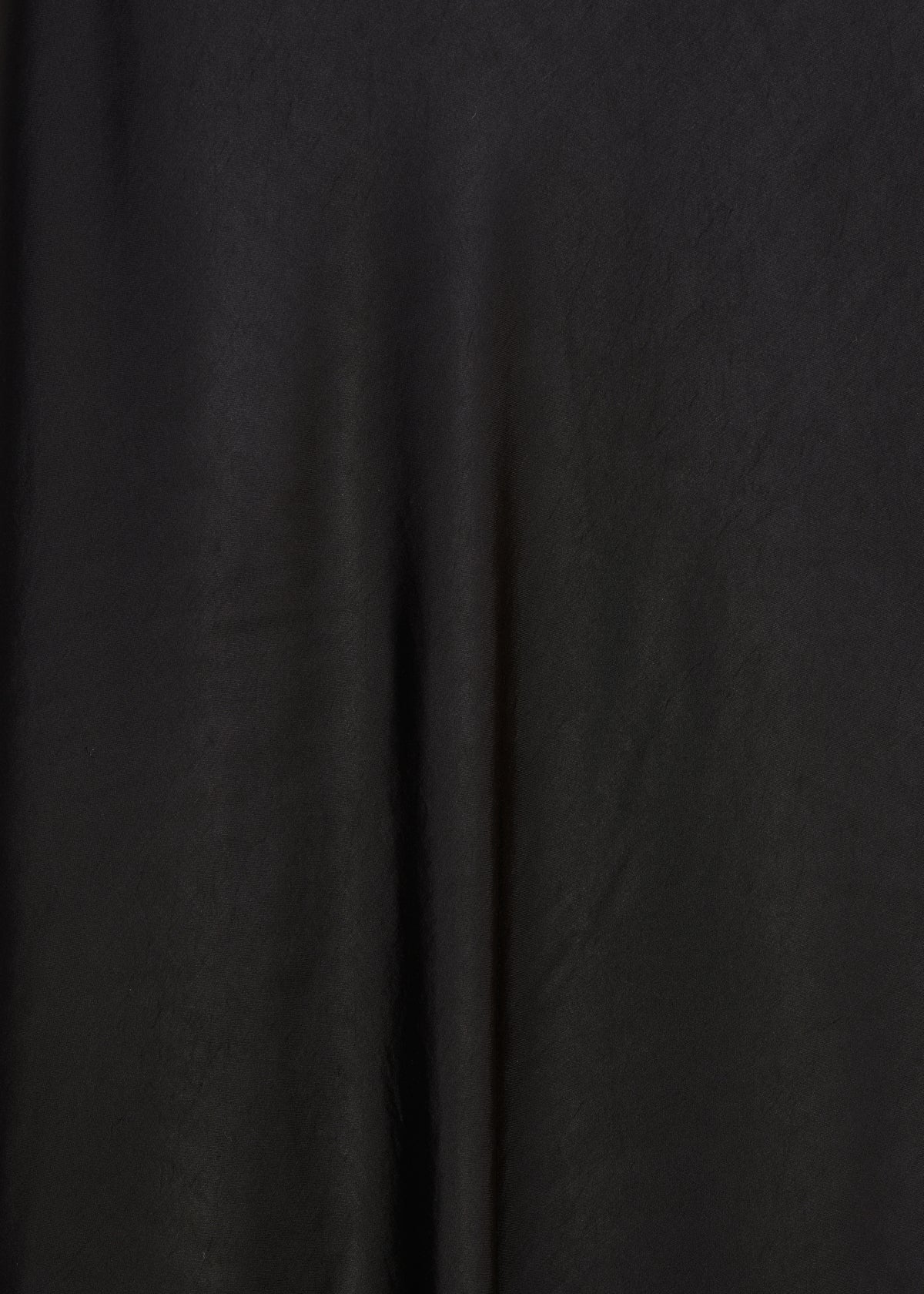 Jupe longue fluide noire en satin