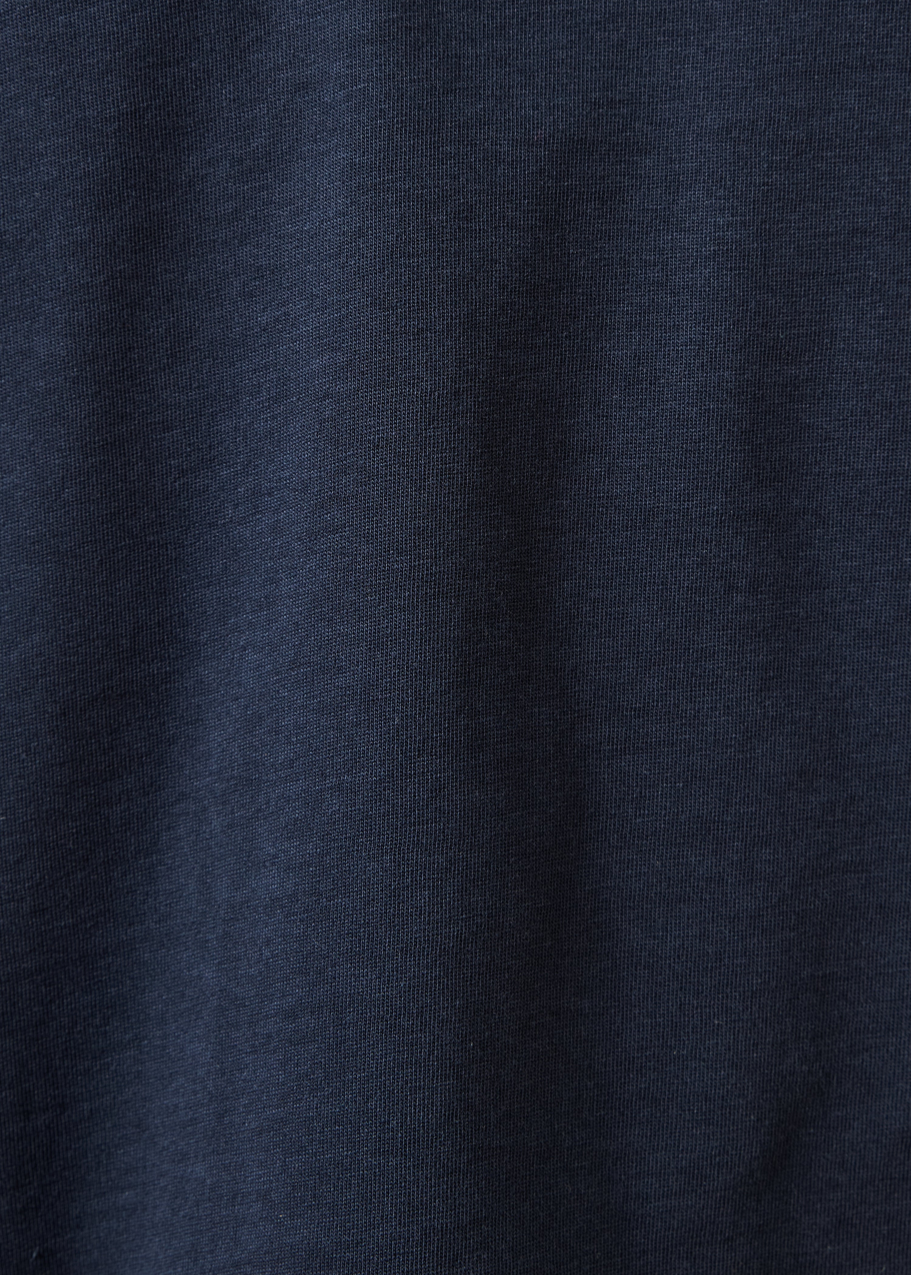 T-shirt oversize azul-marinho escuro mangas curtas