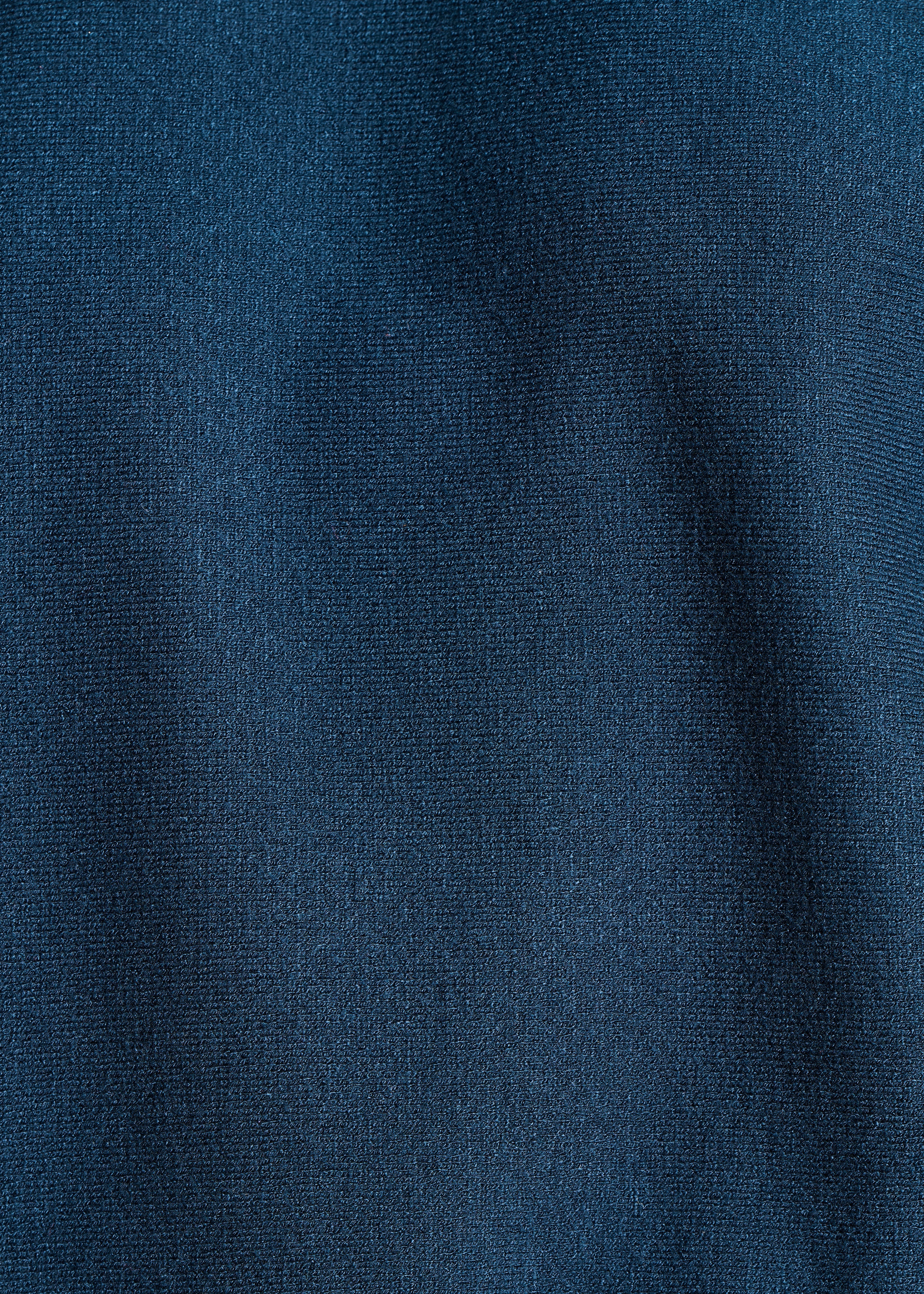 Pull bleu pétrole maille fine