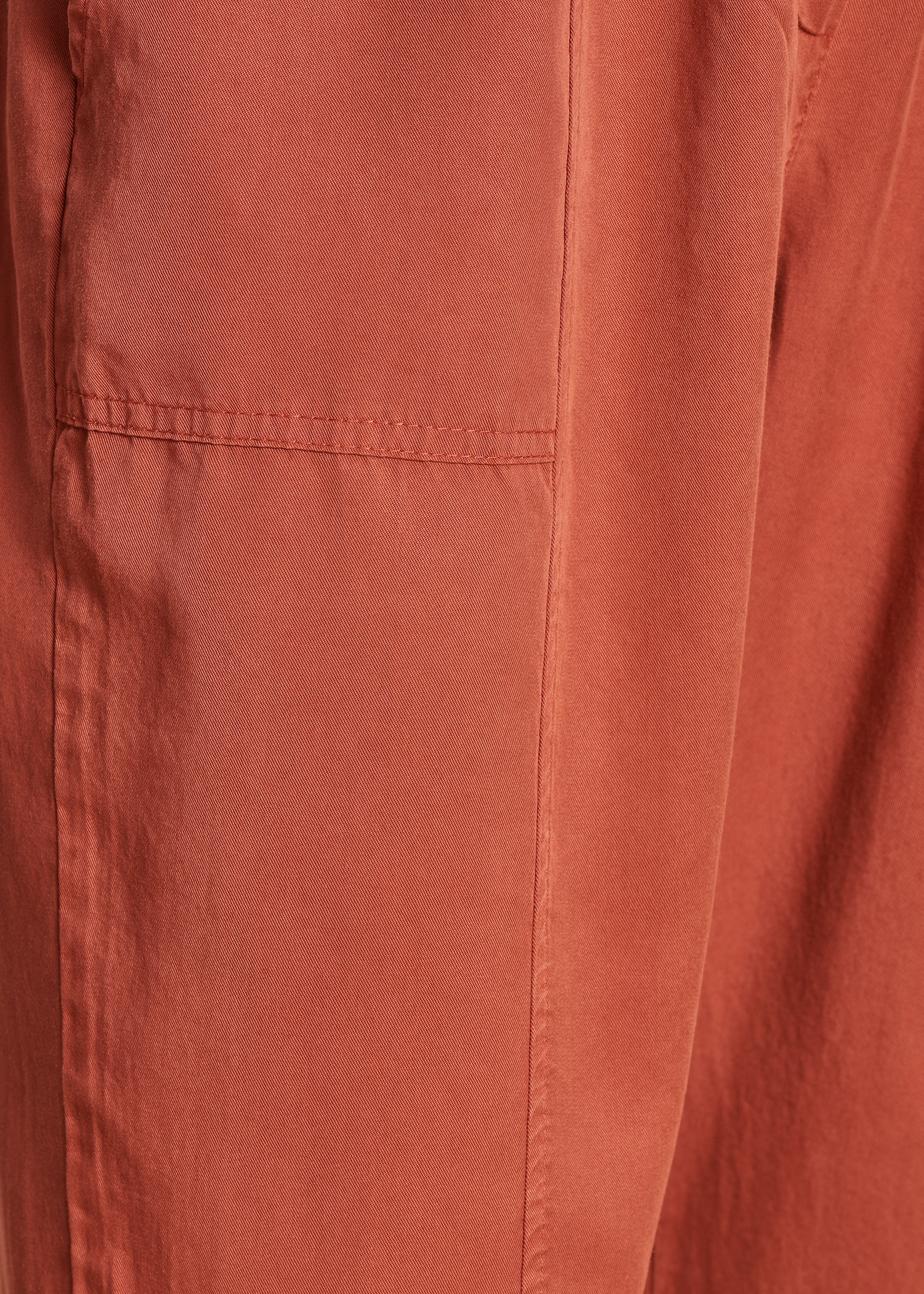 Pantalon fluide corail en lyocell