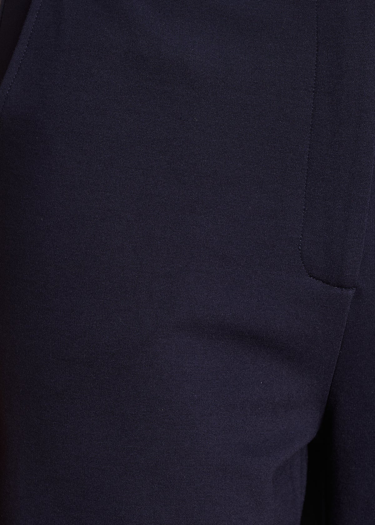Pantalon large bleu foncé en jersey milano