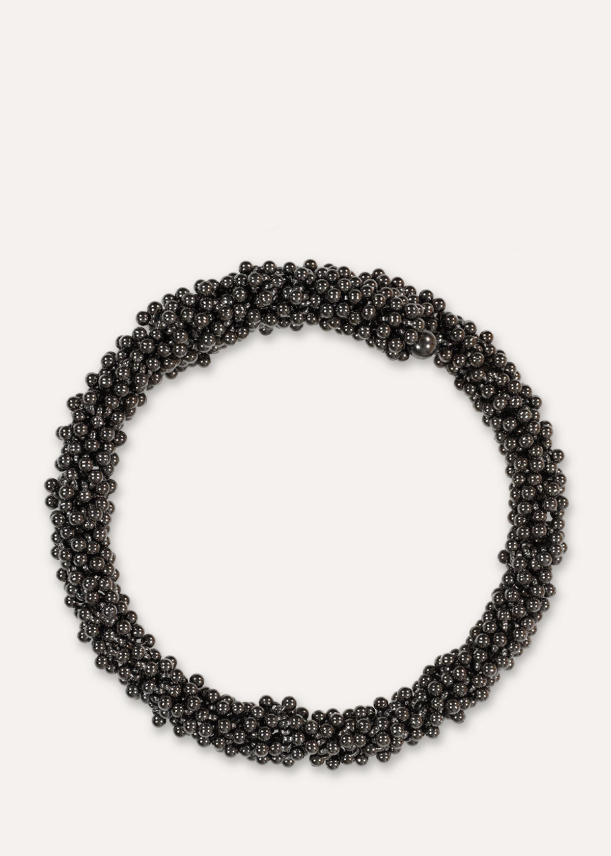 Collier ras de cou noir