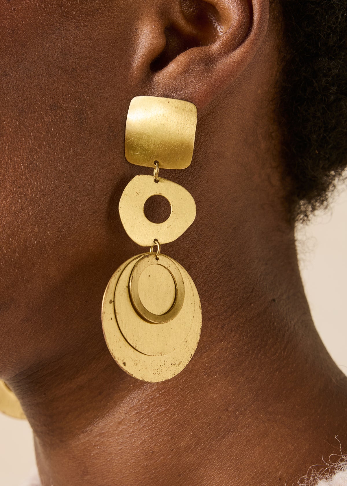 Boucles d'oreilles dorées - Ergeste