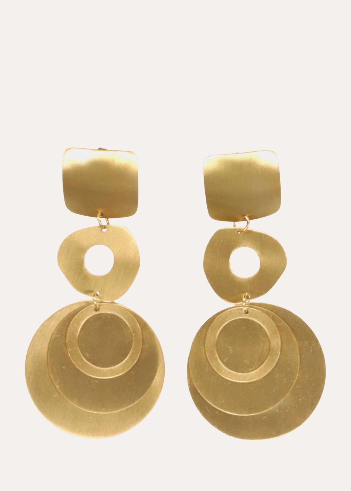 Boucles d'oreilles dorées - Ergeste