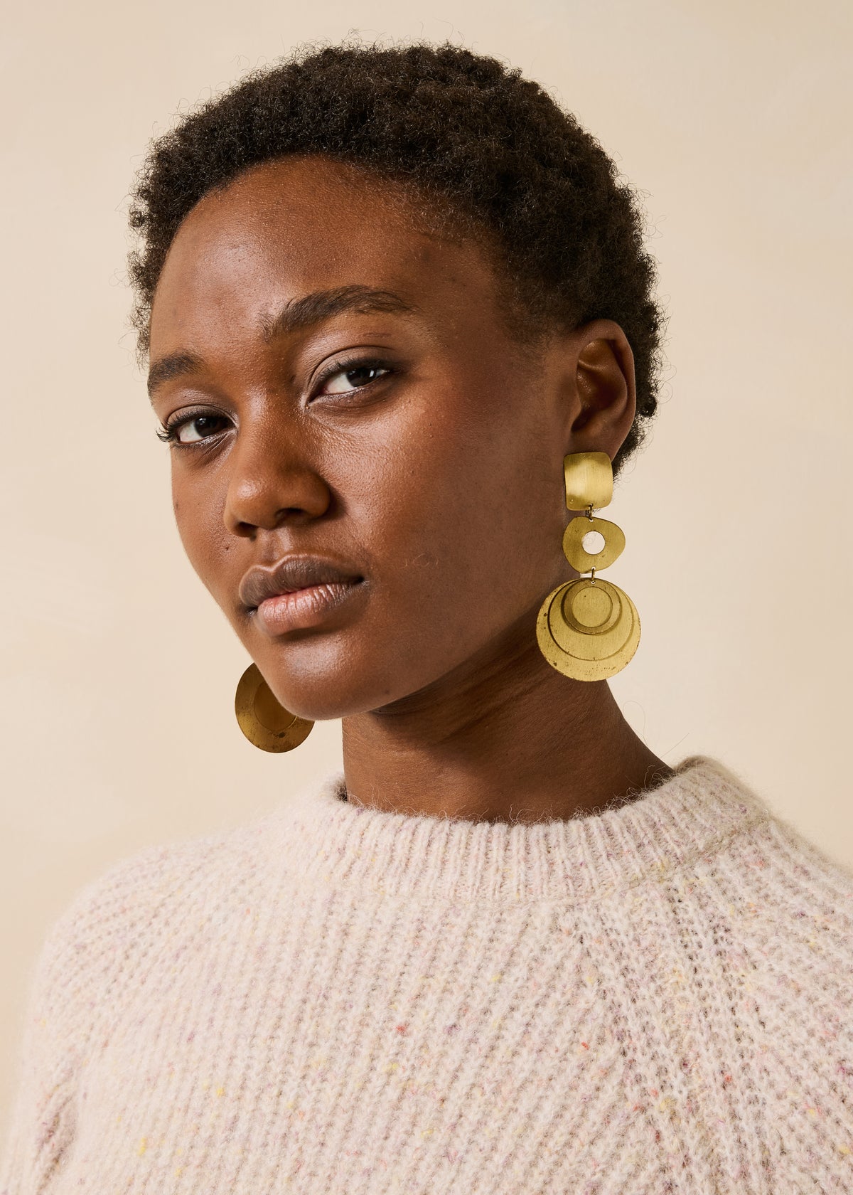Boucles d'oreilles dorées - Ergeste