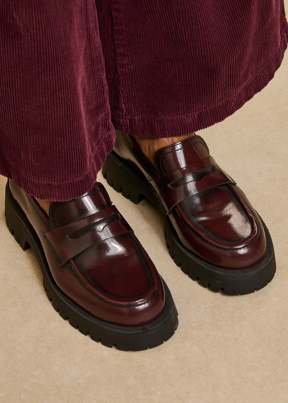 Mocassins bordeaux - Tanzi