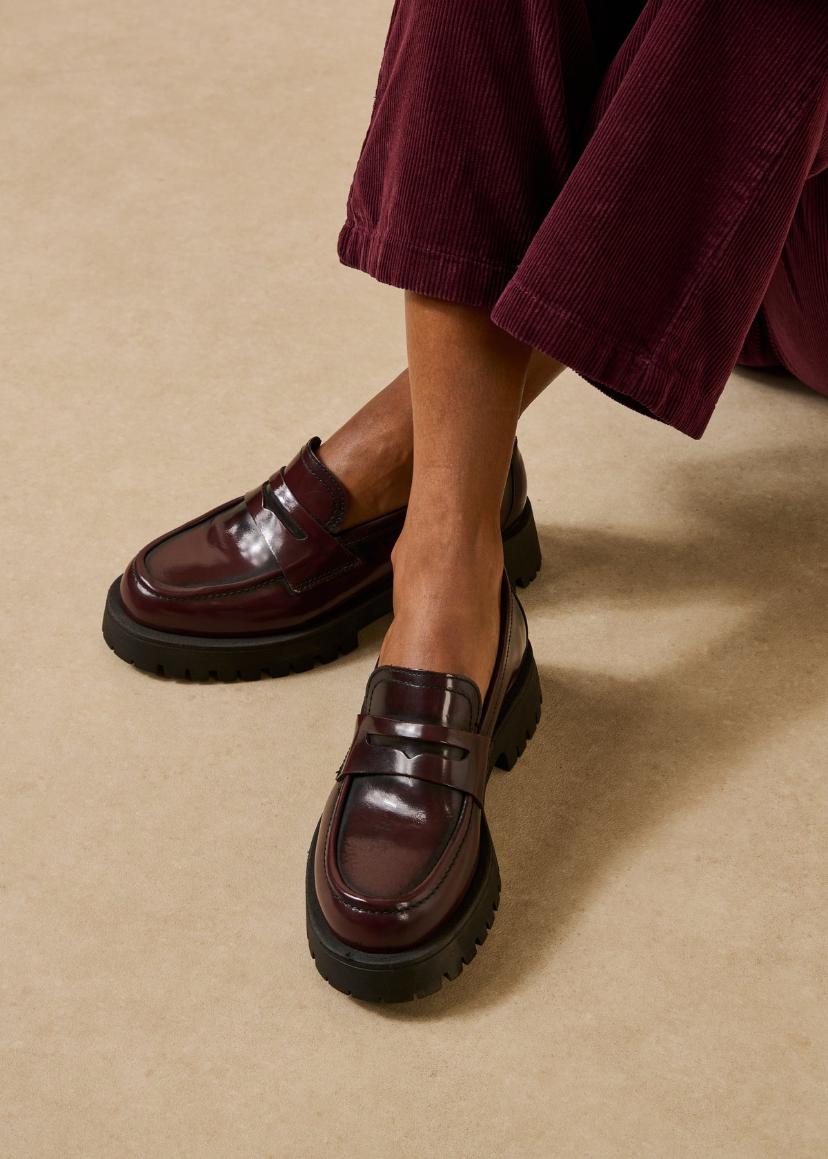 Mocassins bordeaux - Tanzi