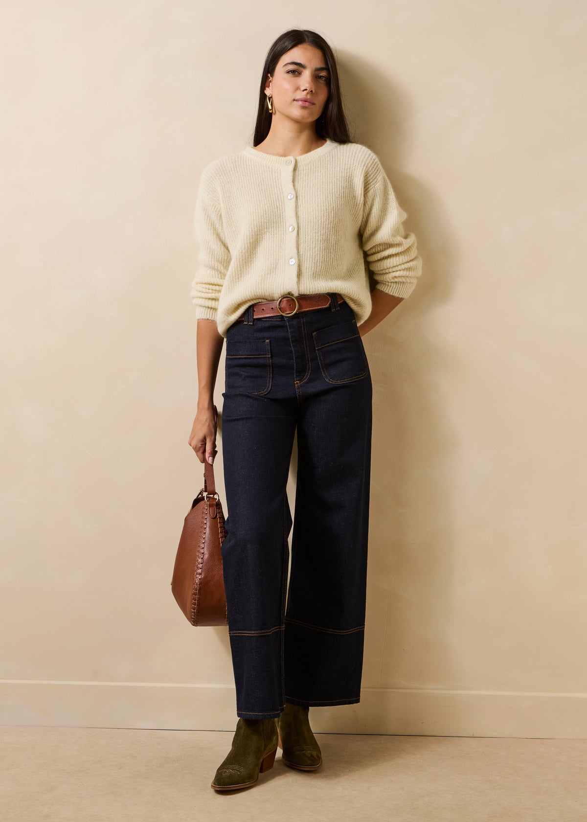 Ecru cardigan - Zakaria