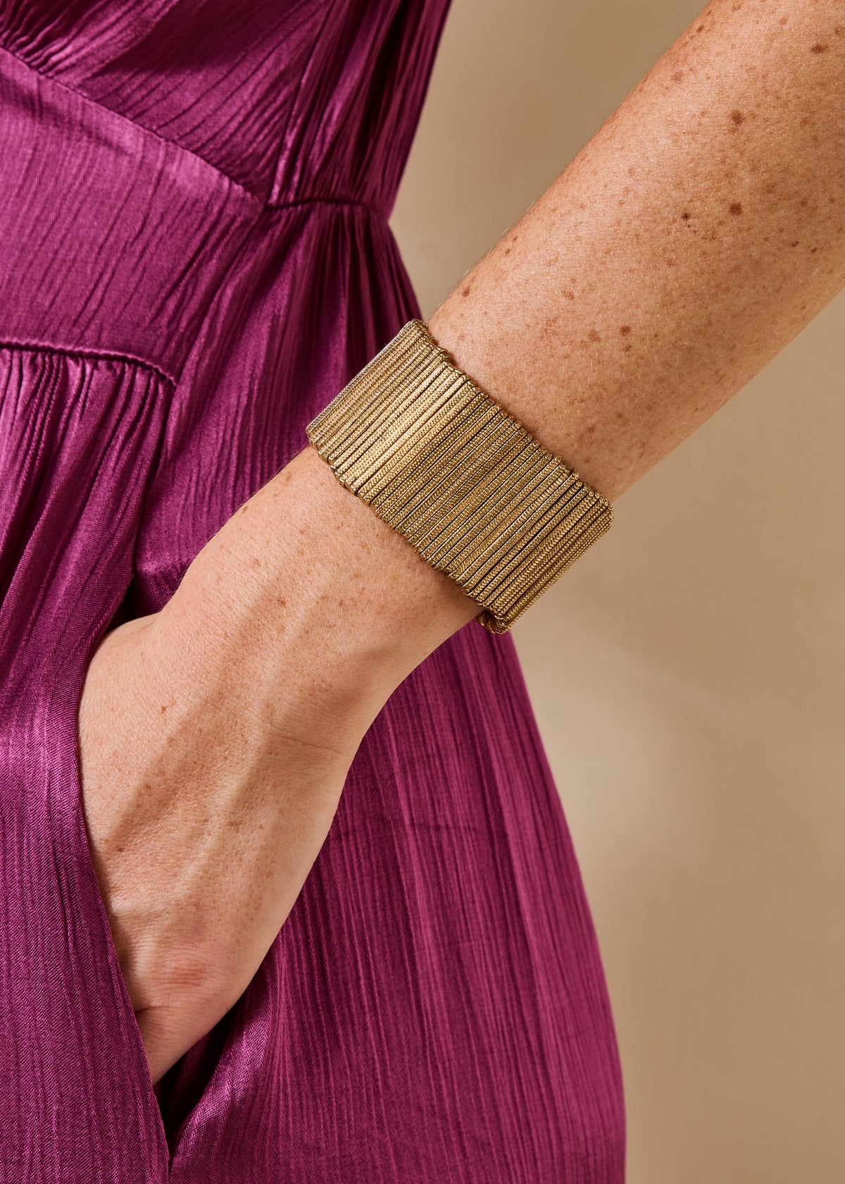 Bracelet doré - Factory