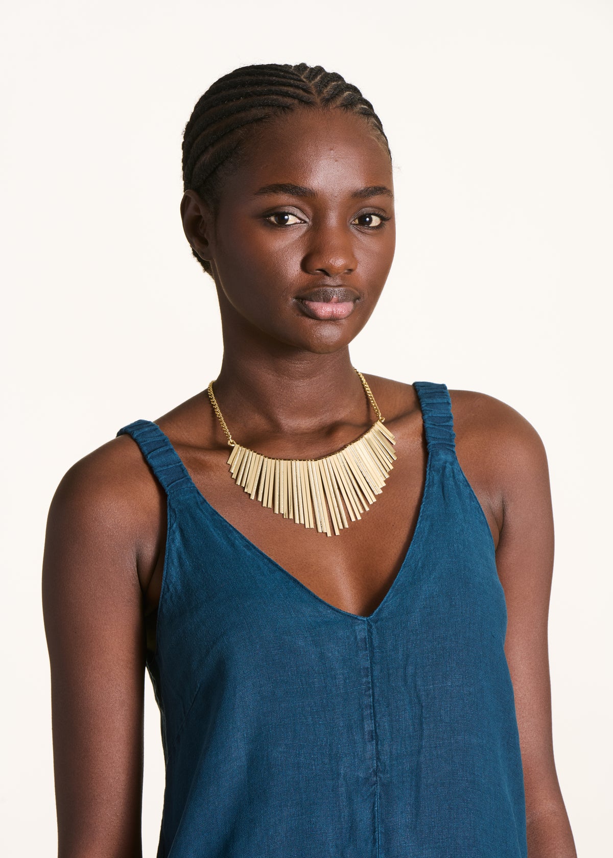 Collier ras de cou doré