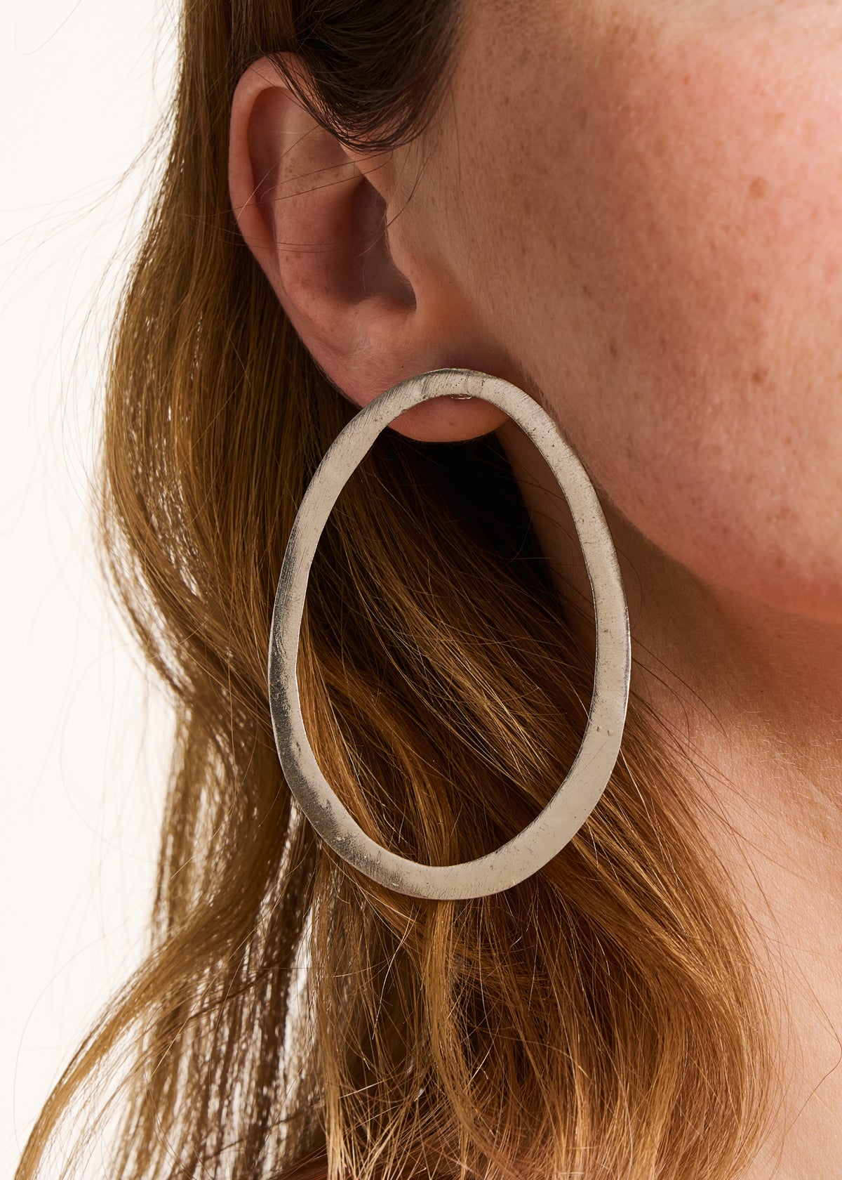 Boucles d'oreilles pendantes argentées