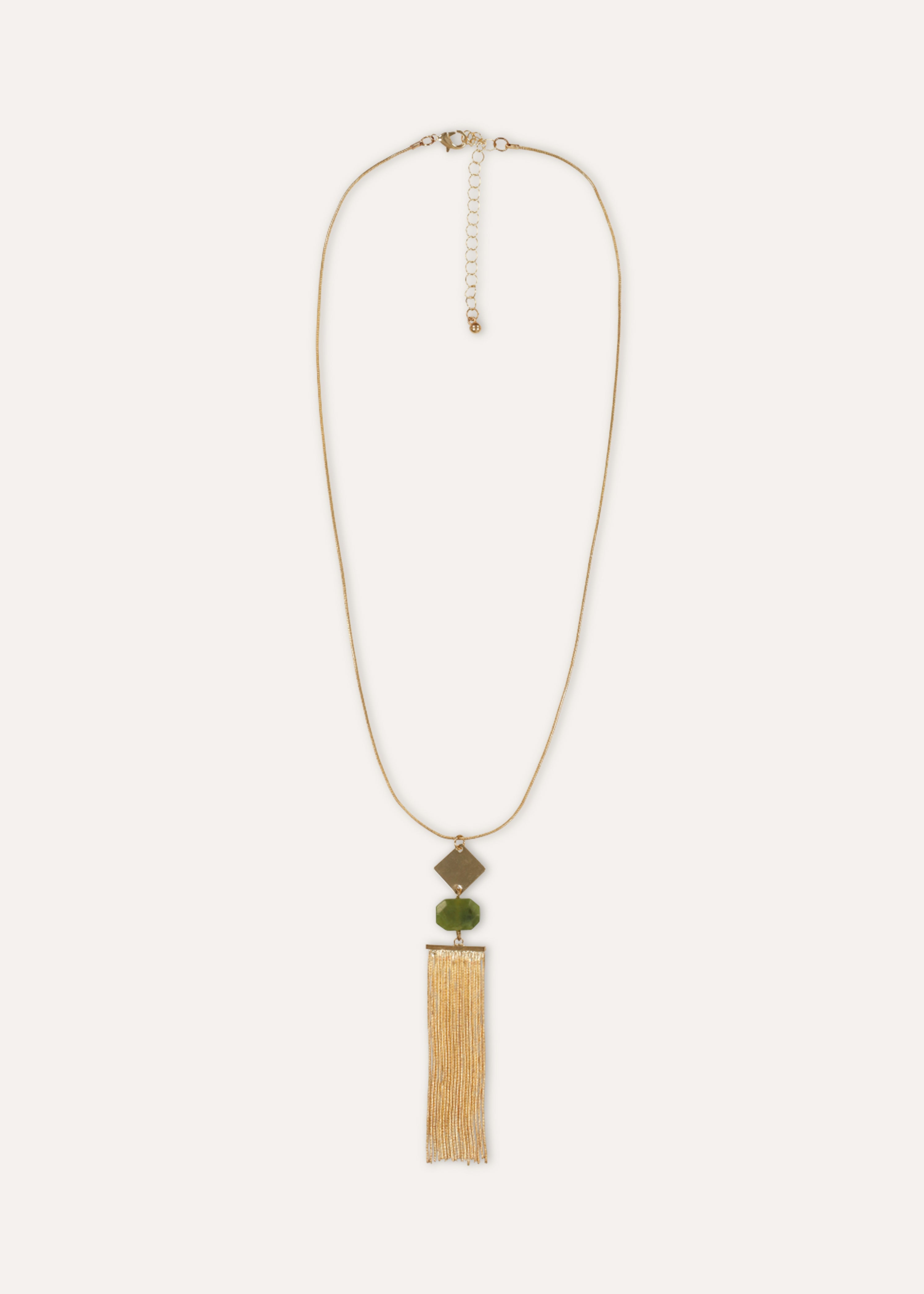 Verstelbare gouden lange ketting