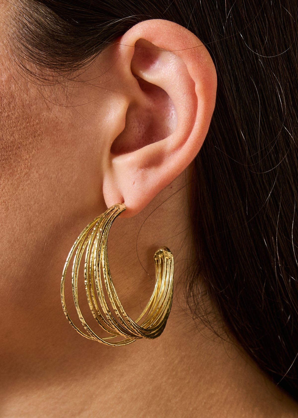 Boucle d'oreilles dorées - Fureuro