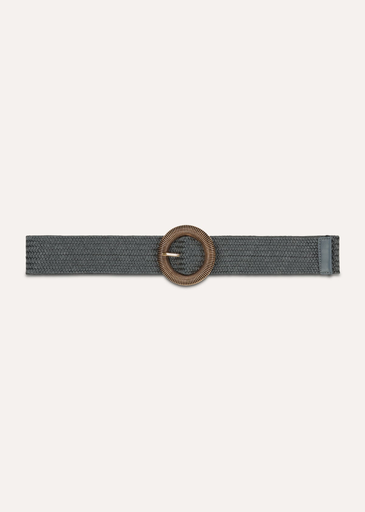 Ceinture élastiquée bleue