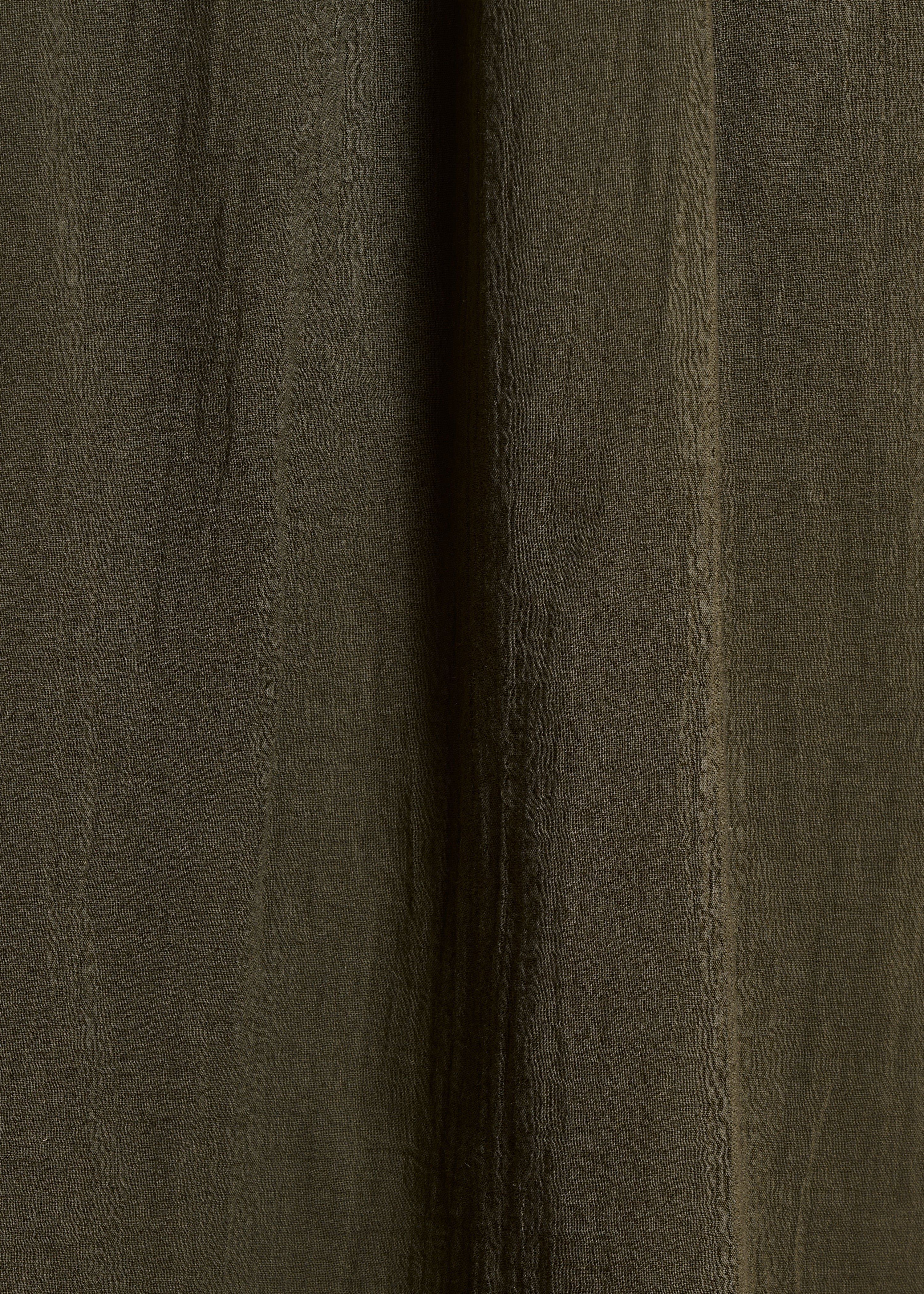 Long skirt in khaki cotton voile