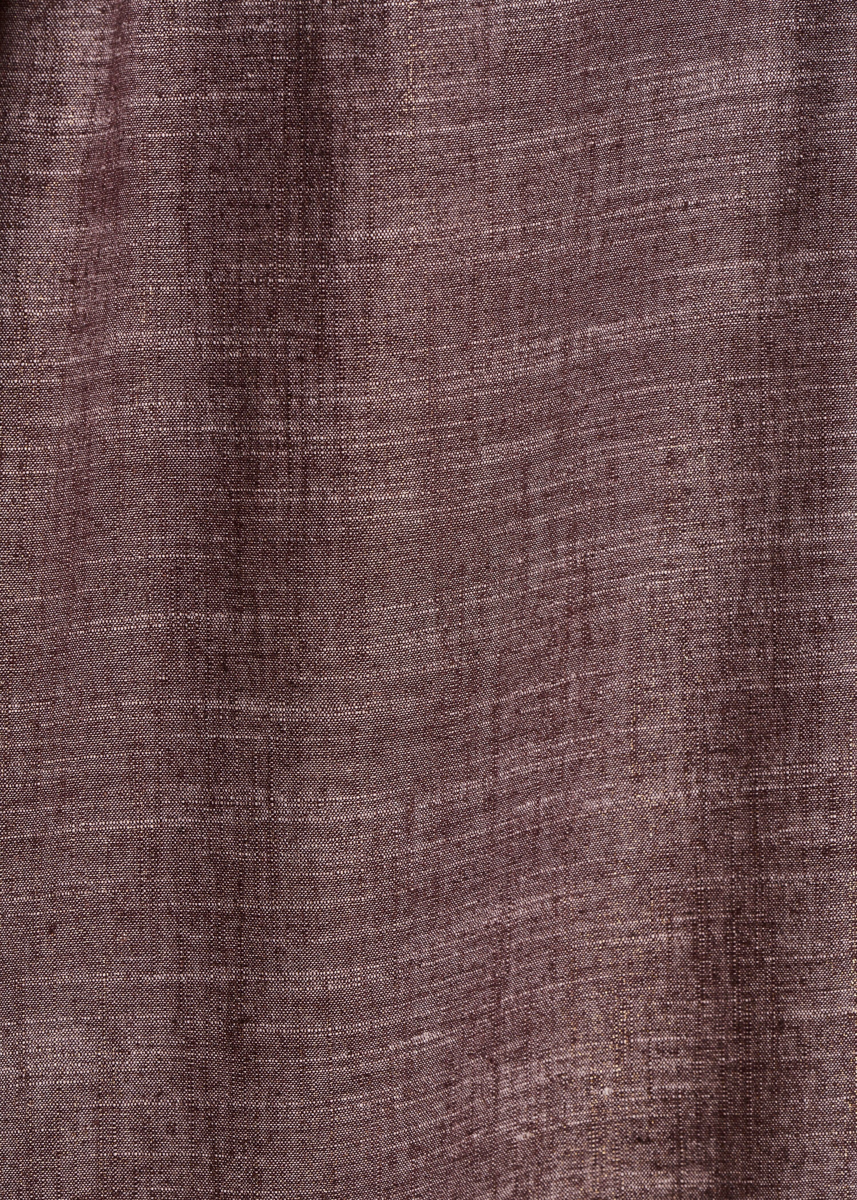 Wide Brown Iridescent 7/8-Length Trousers