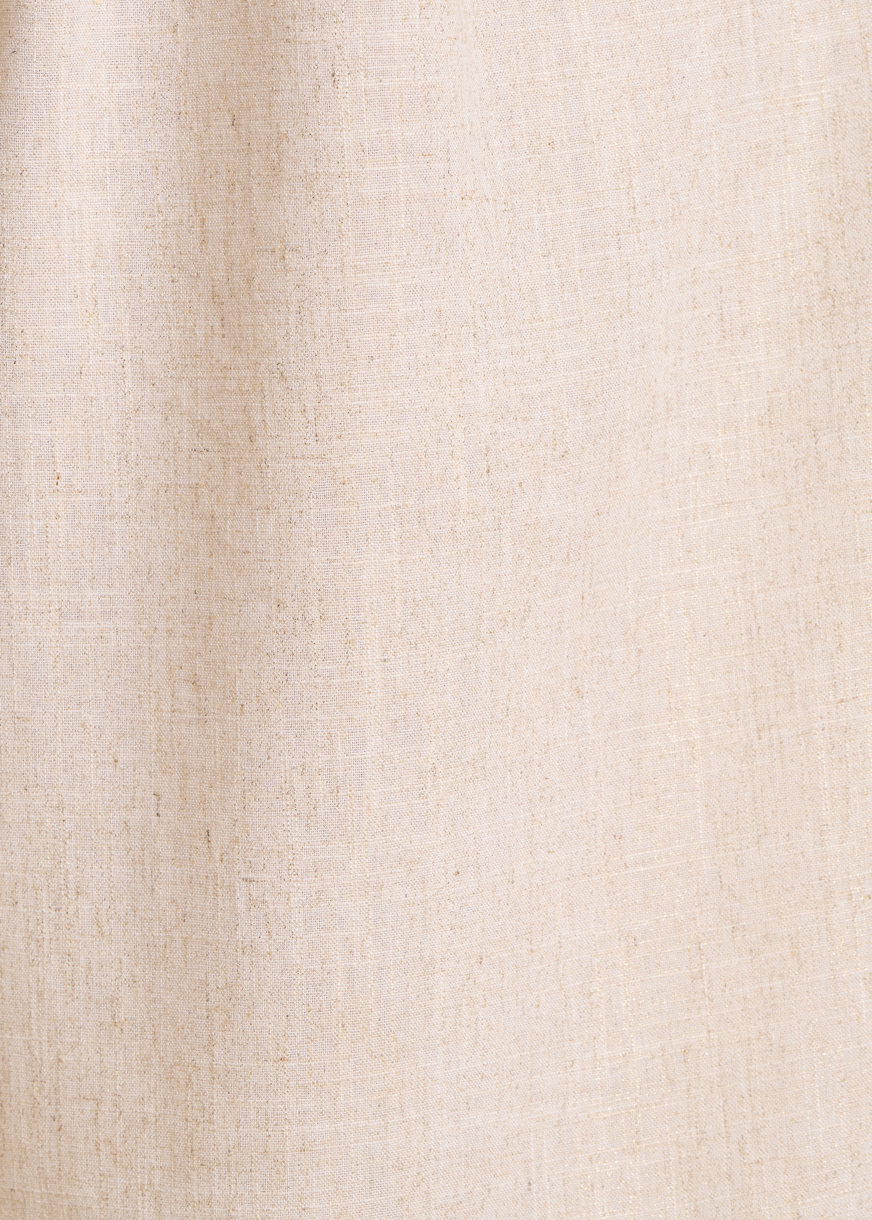 Wide Beige 7/8-Length Pants