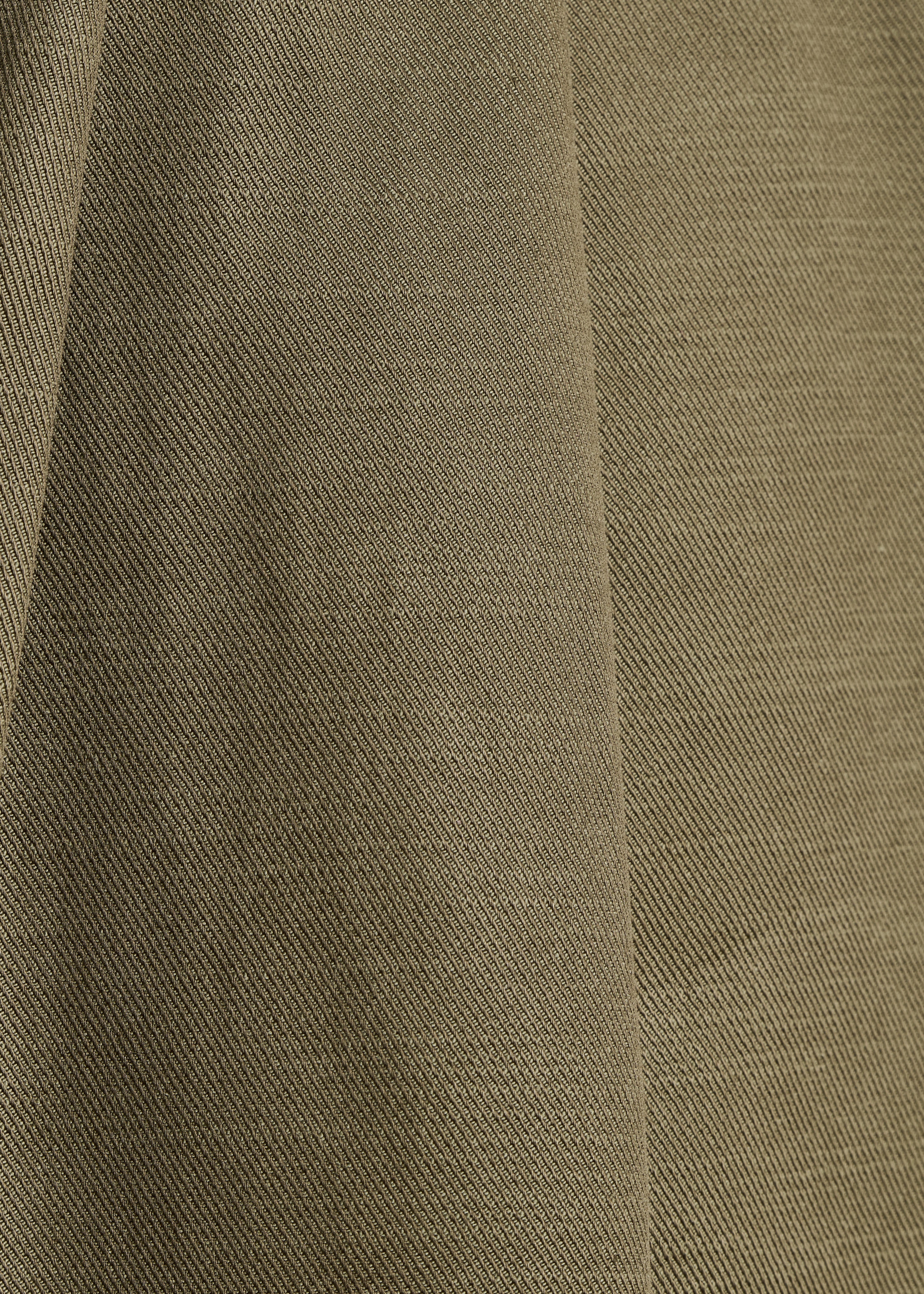 Pantalon kaki large fluide 7/8ème