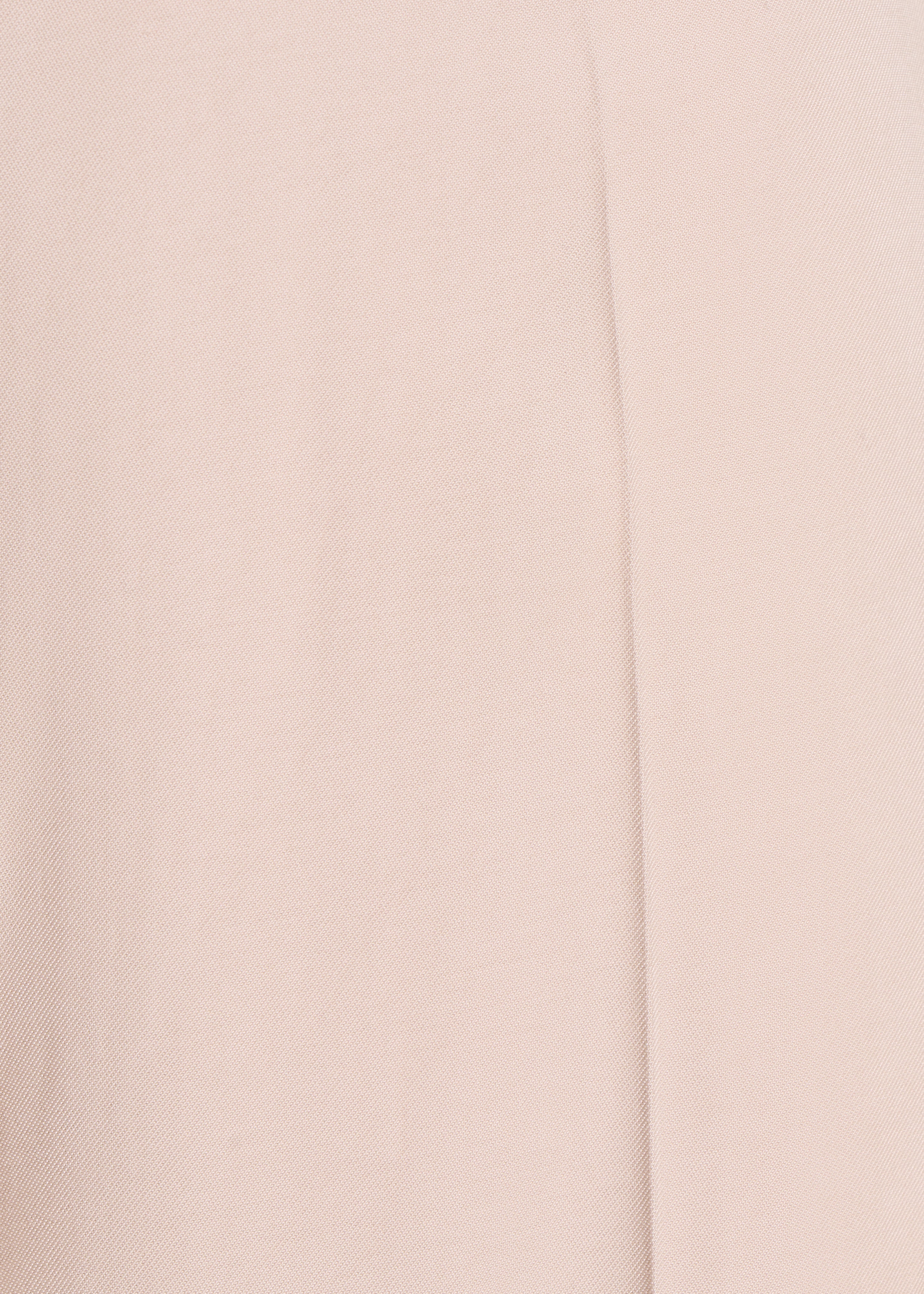 Beige wijde broek met hoge taille