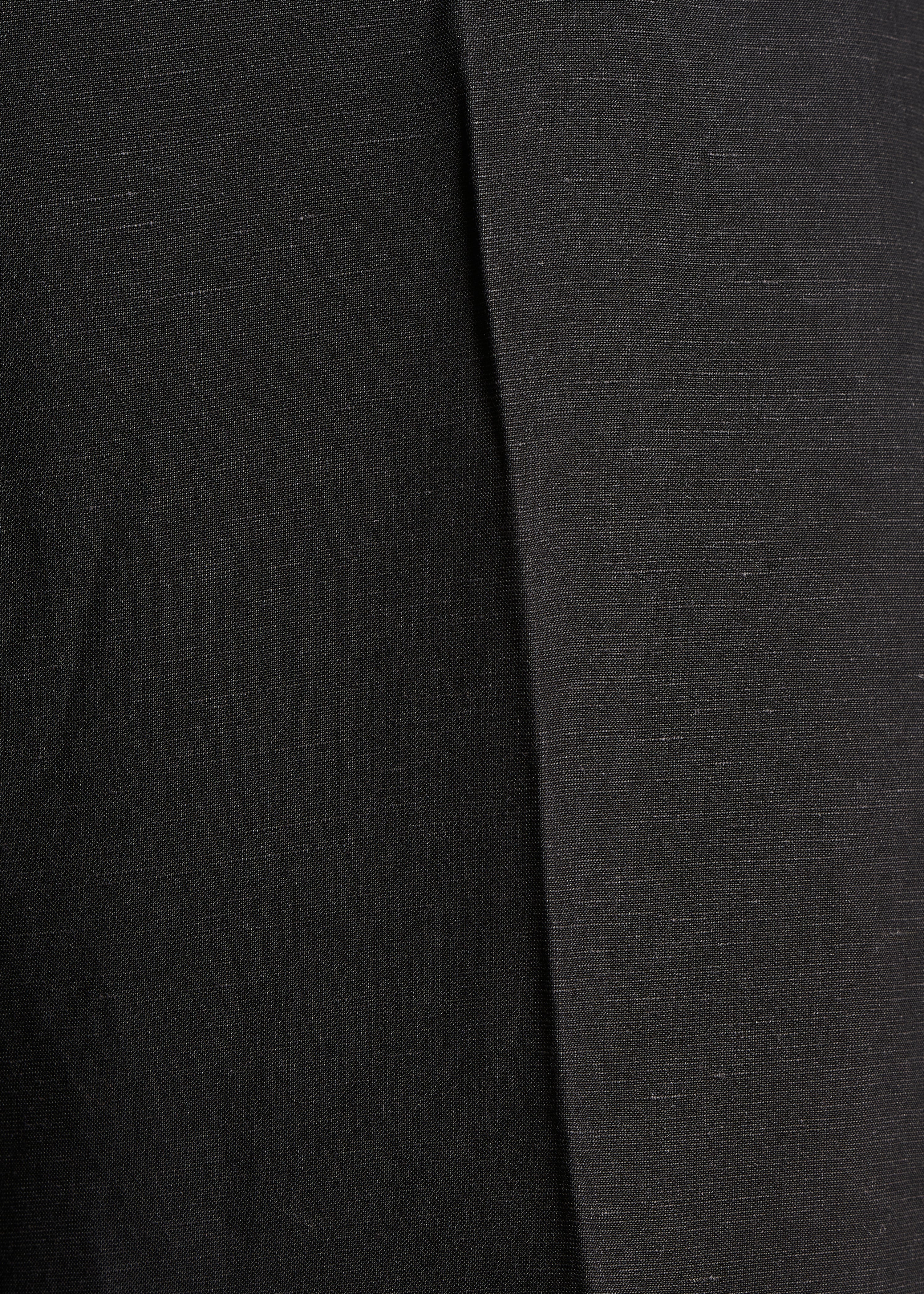 Pantalone ampio nero a vita alta