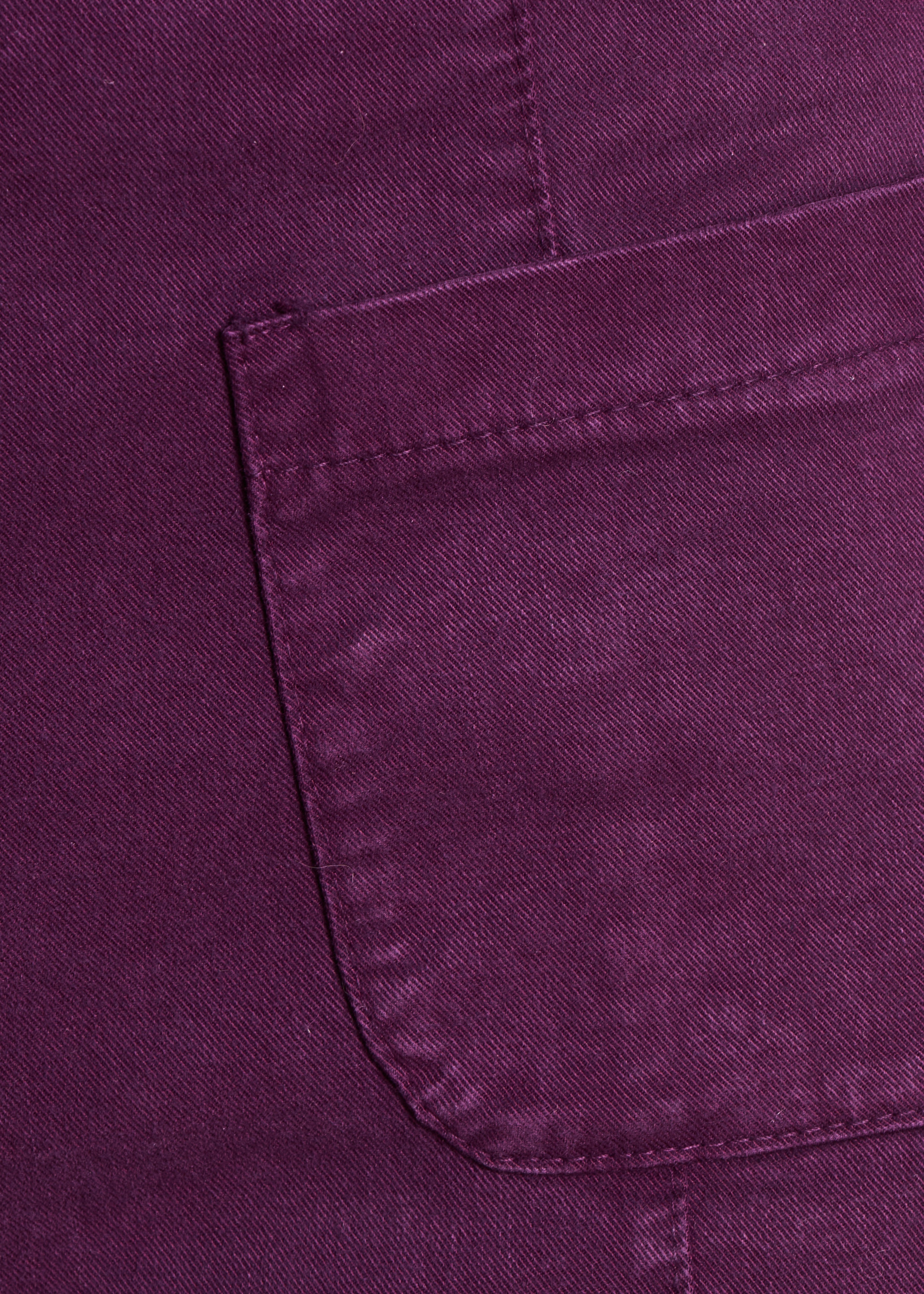 Pantalone ampio viola in tela