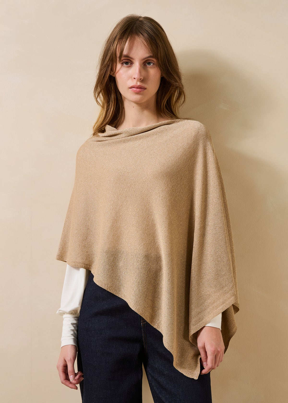 Beige trui - Foncho