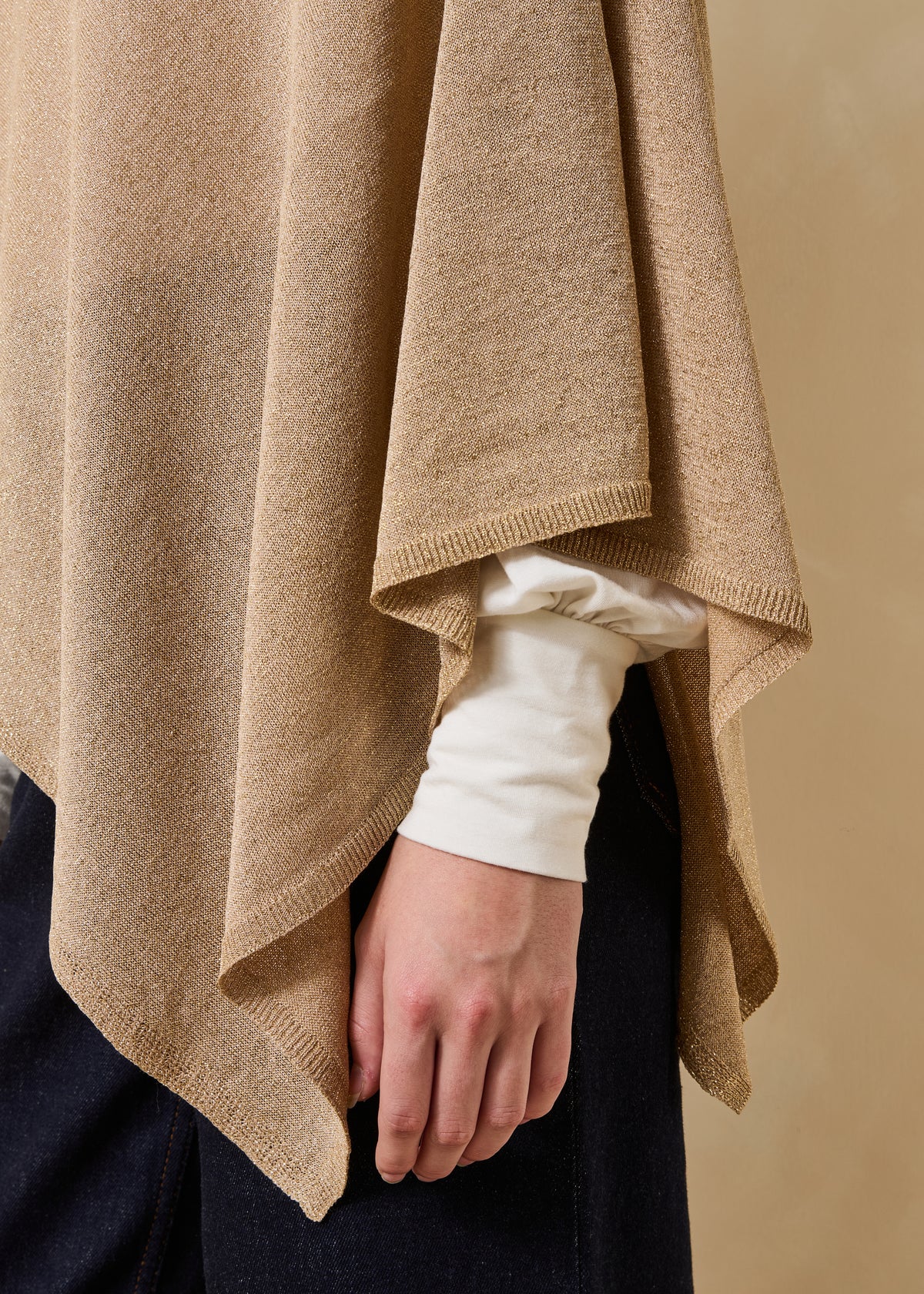 Beige trui - Foncho