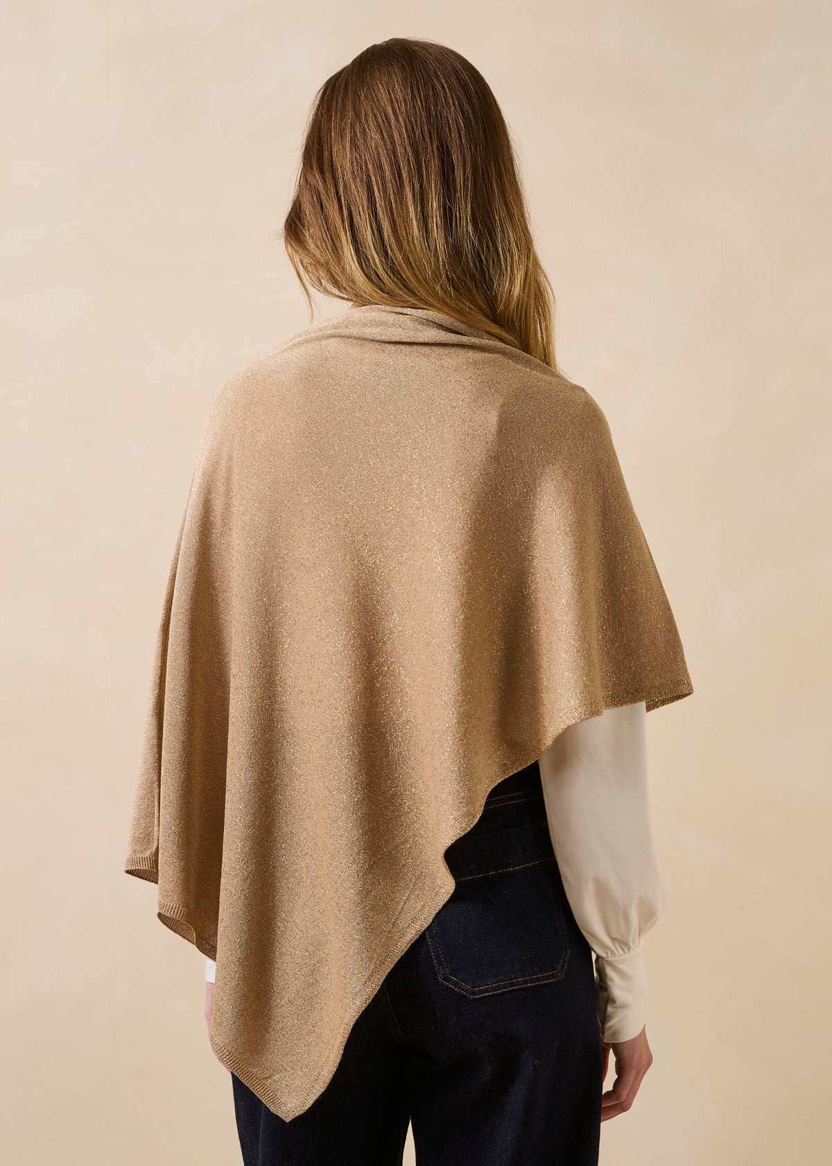 Beige trui - Foncho