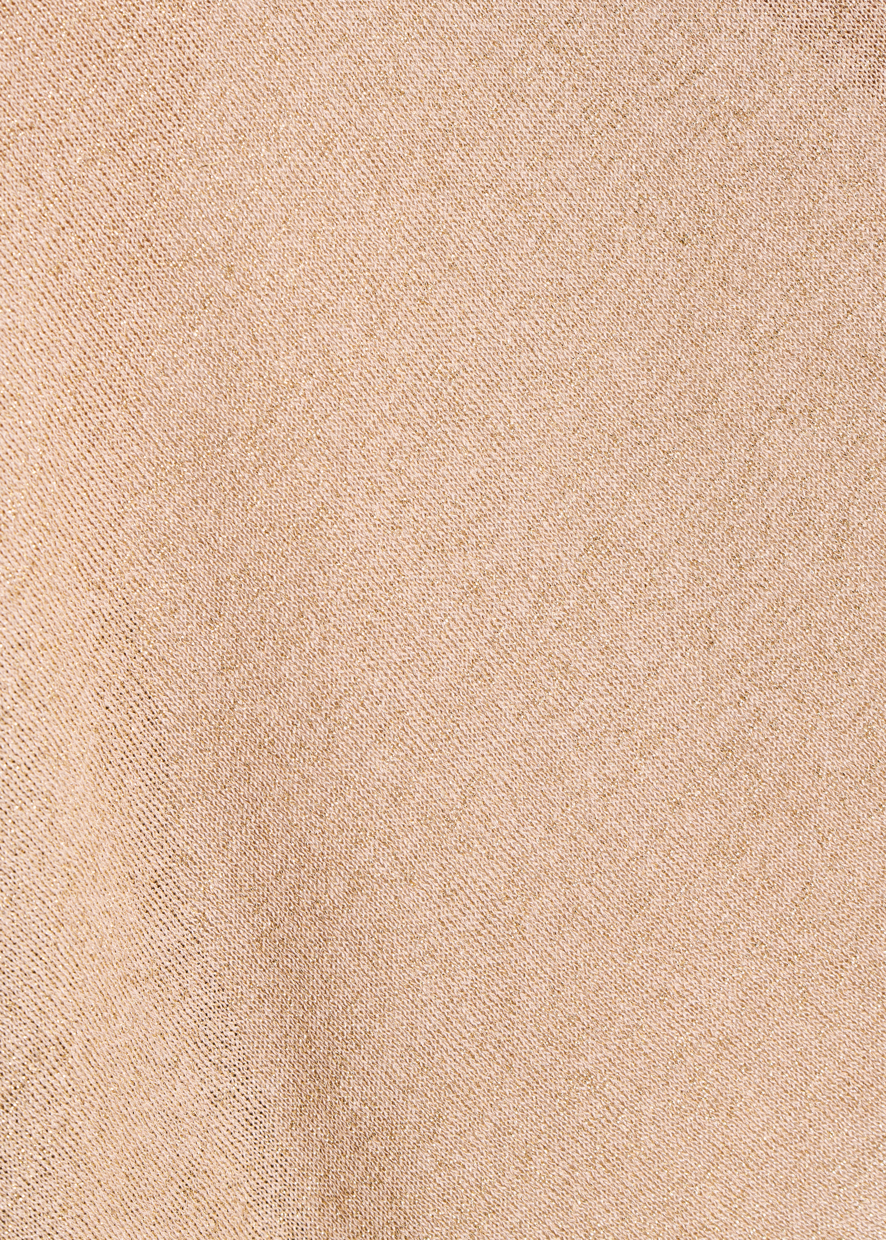Feinstrick-Cape in schimmerndem Beige