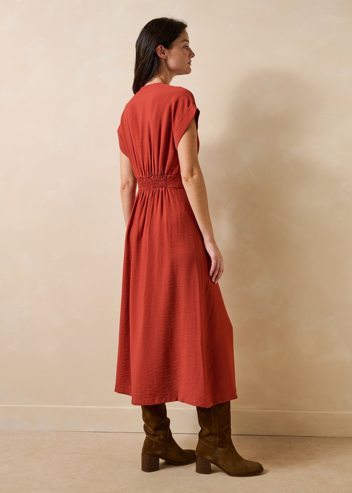 Terracotta dress - Fresa