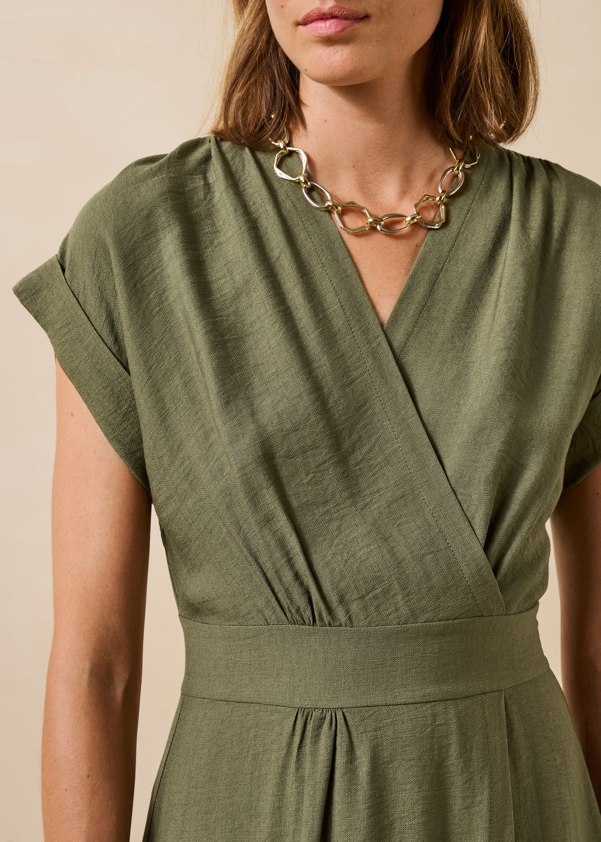 Khaki dress - Fresa