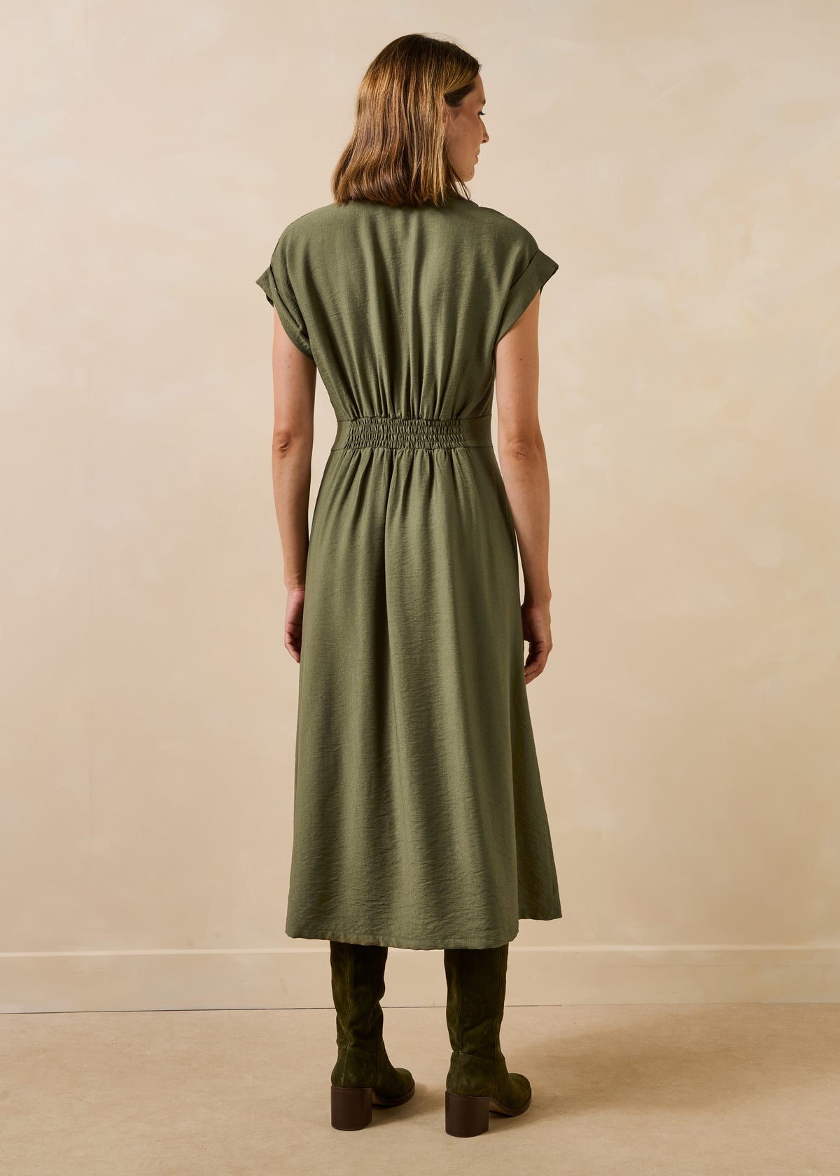 Khaki dress - Fresa