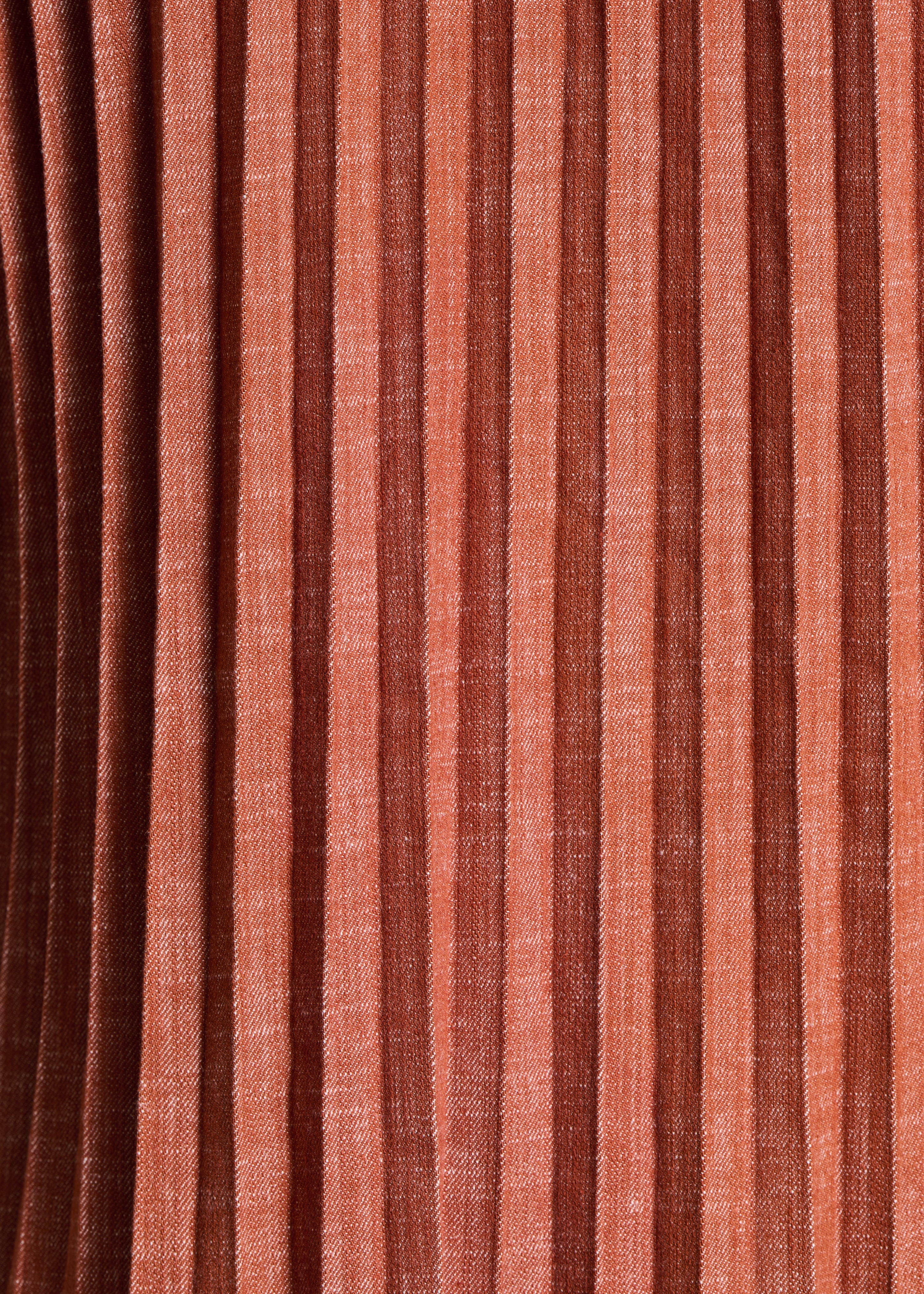 Top in denim terracotta senza maniche