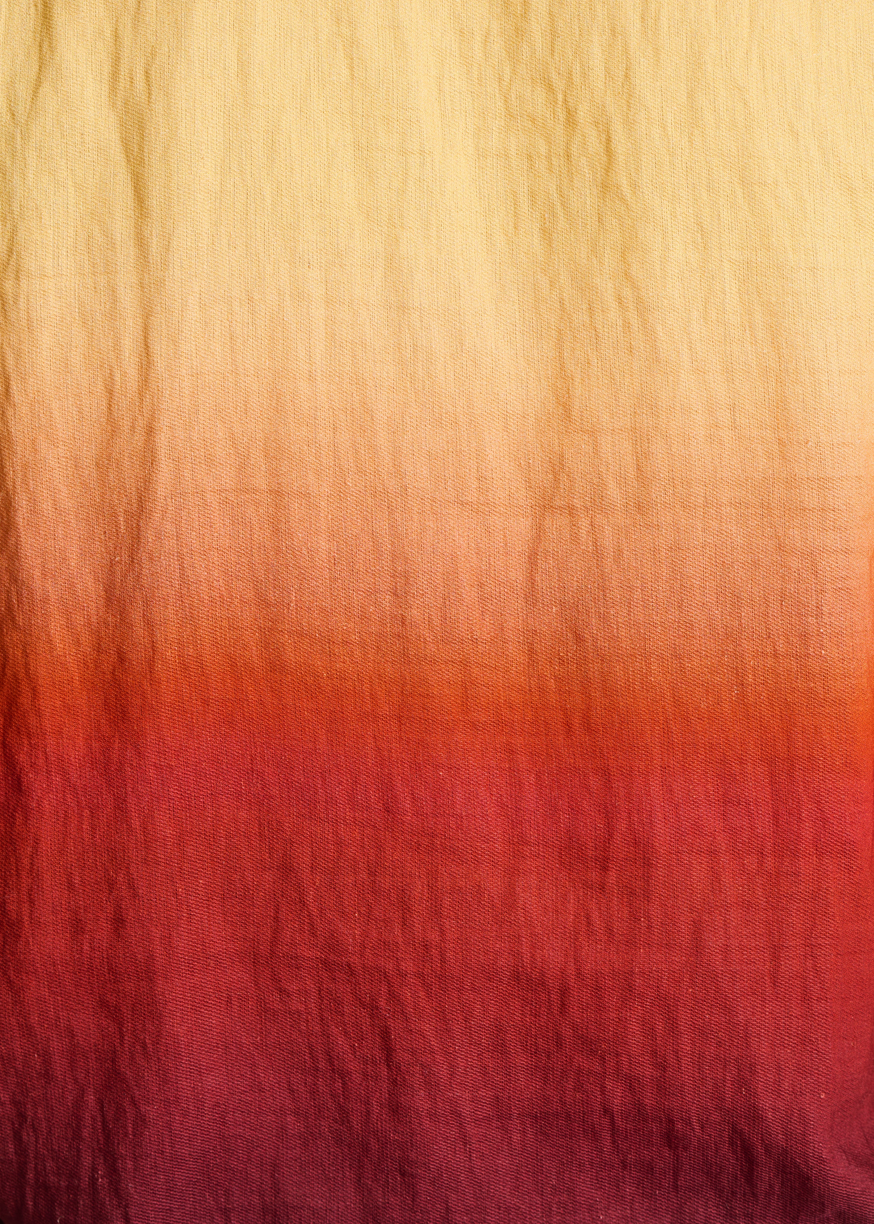 Top Col V Gelb mit Tie-Dye-Print
