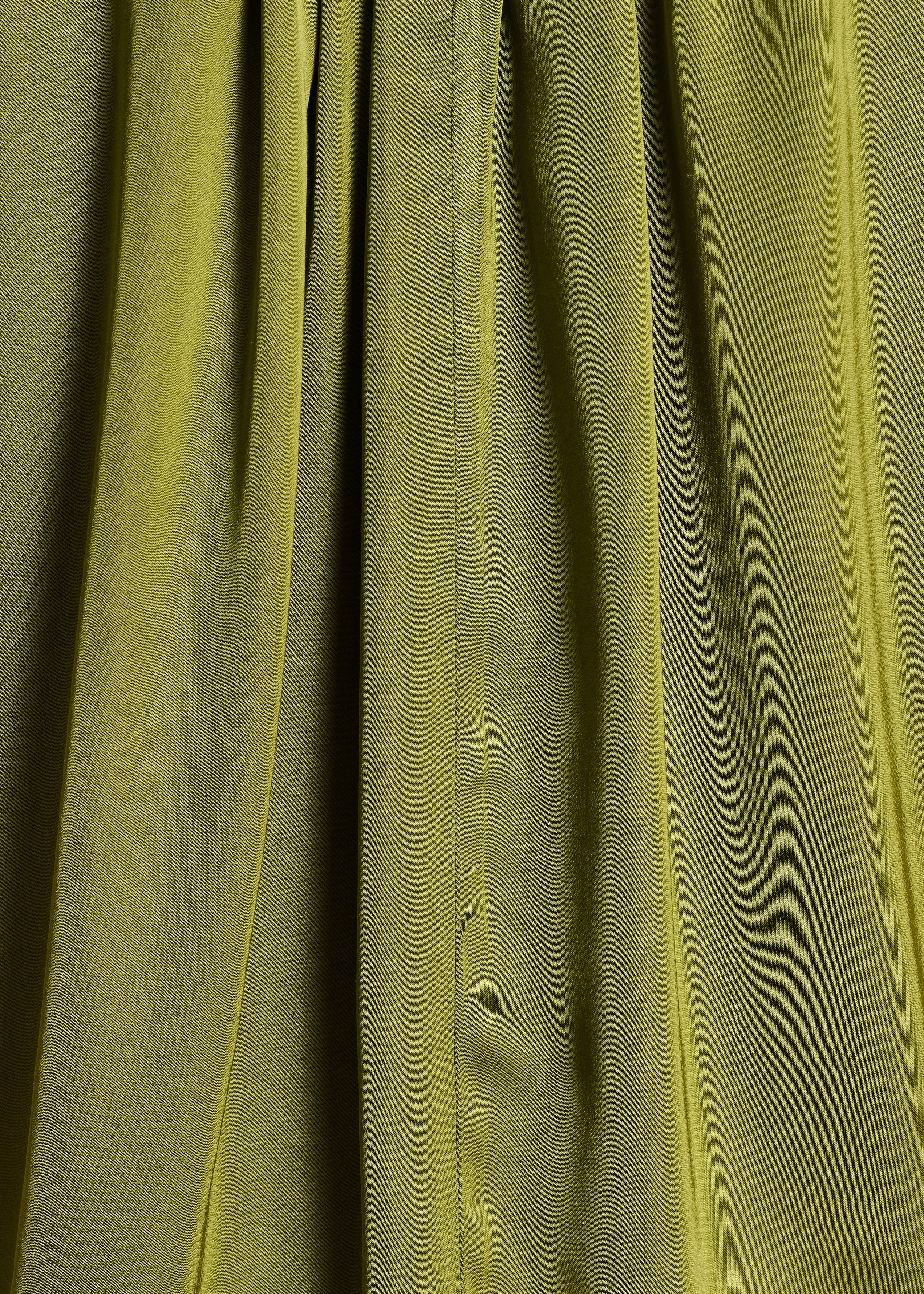 Blouse ample verte en satin