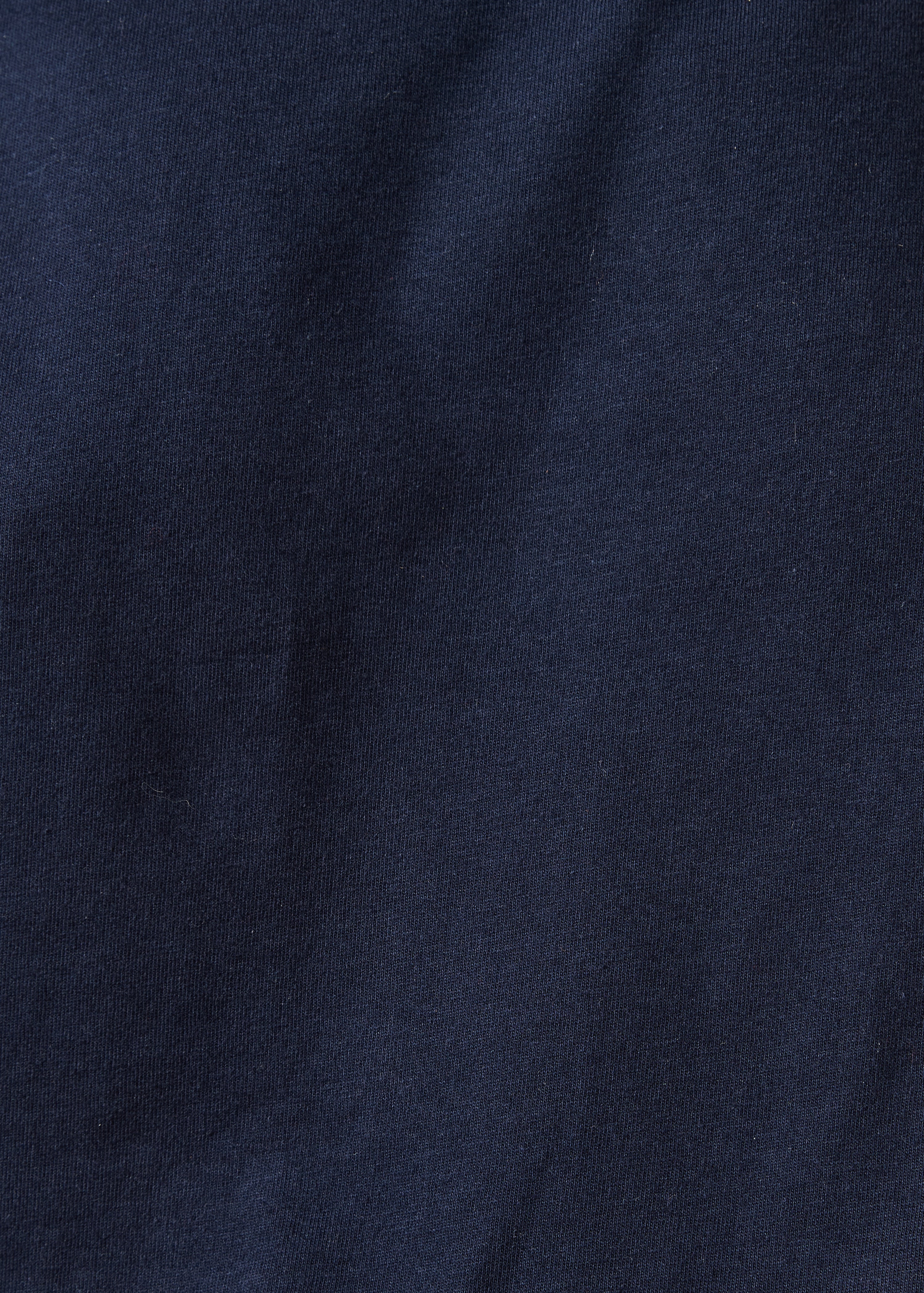 T-shirt bleu marine manches courtes en coton biologique