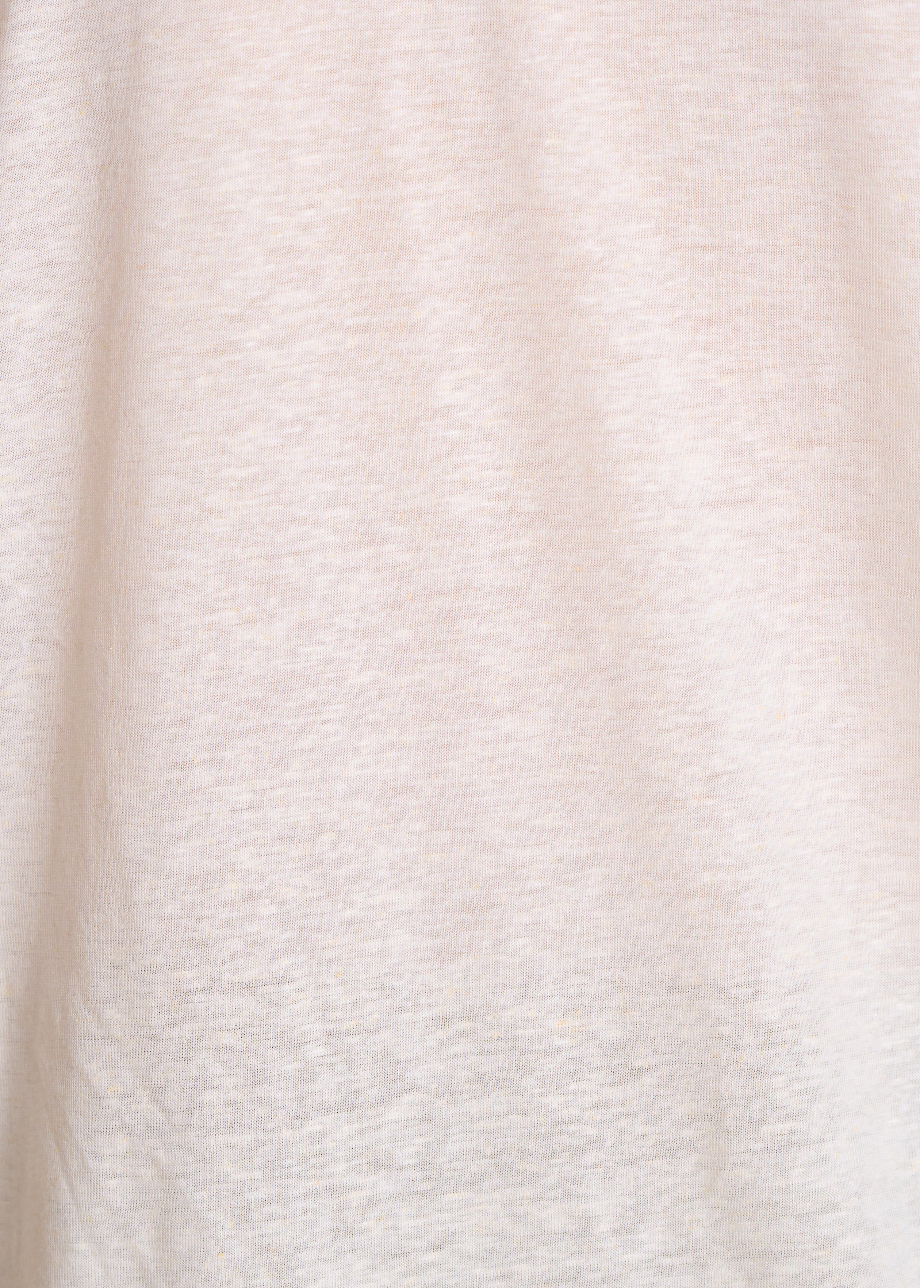 Ecru-Top aus Lyocell-Leinen-Jersey