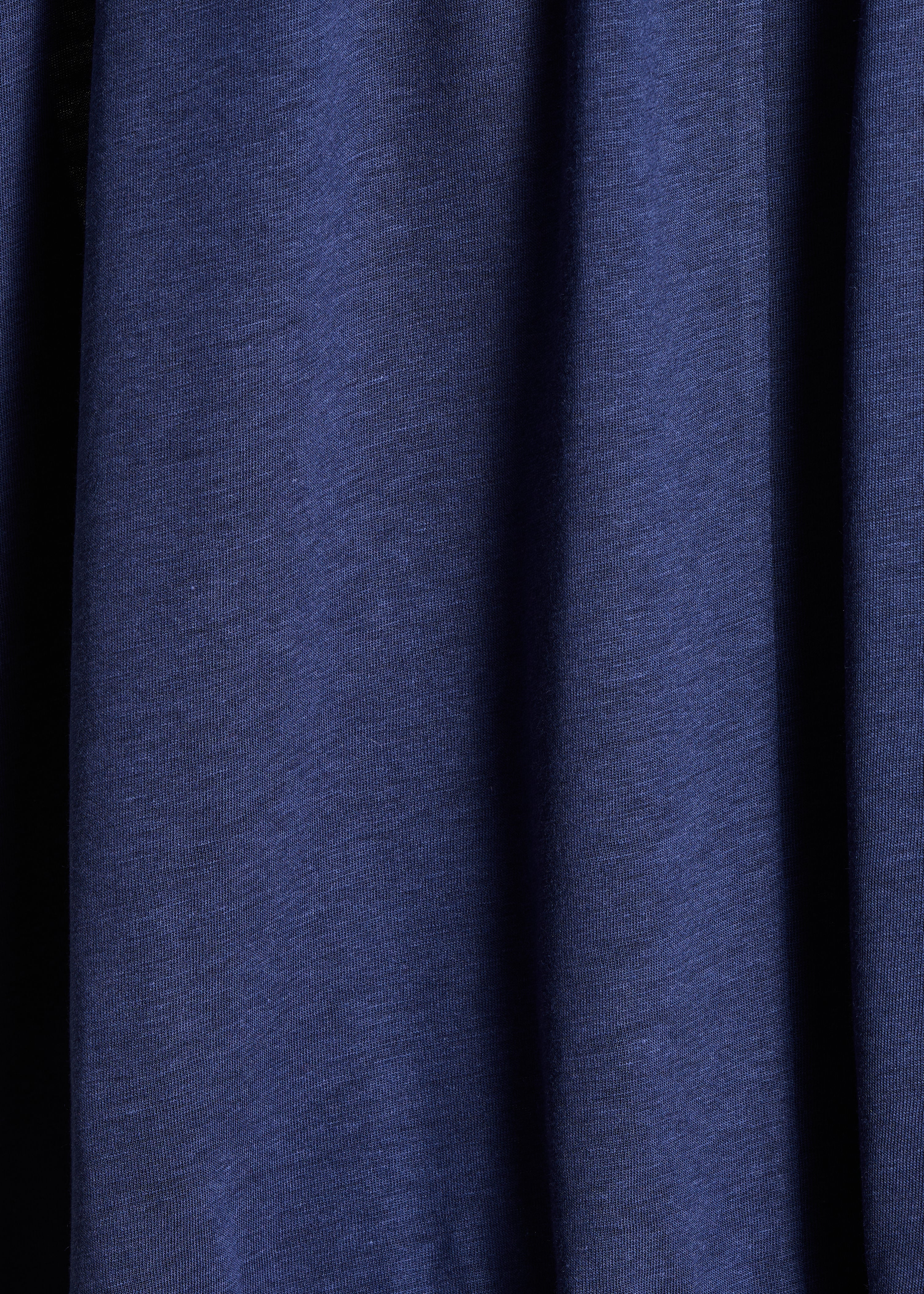 T-shirt bleu foncé ample manches courtes