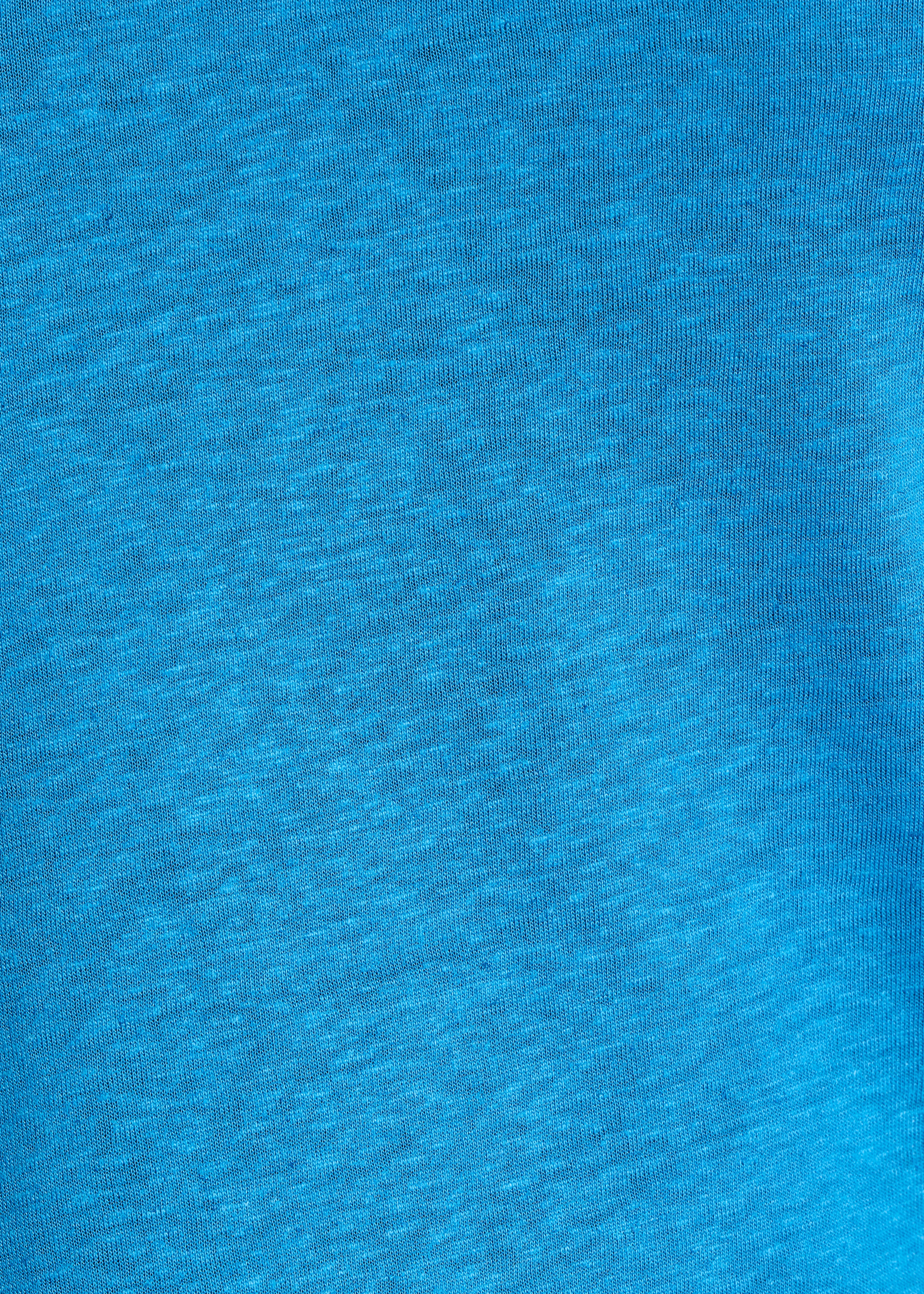 Light blue lyocell linen jersey tank top with straps