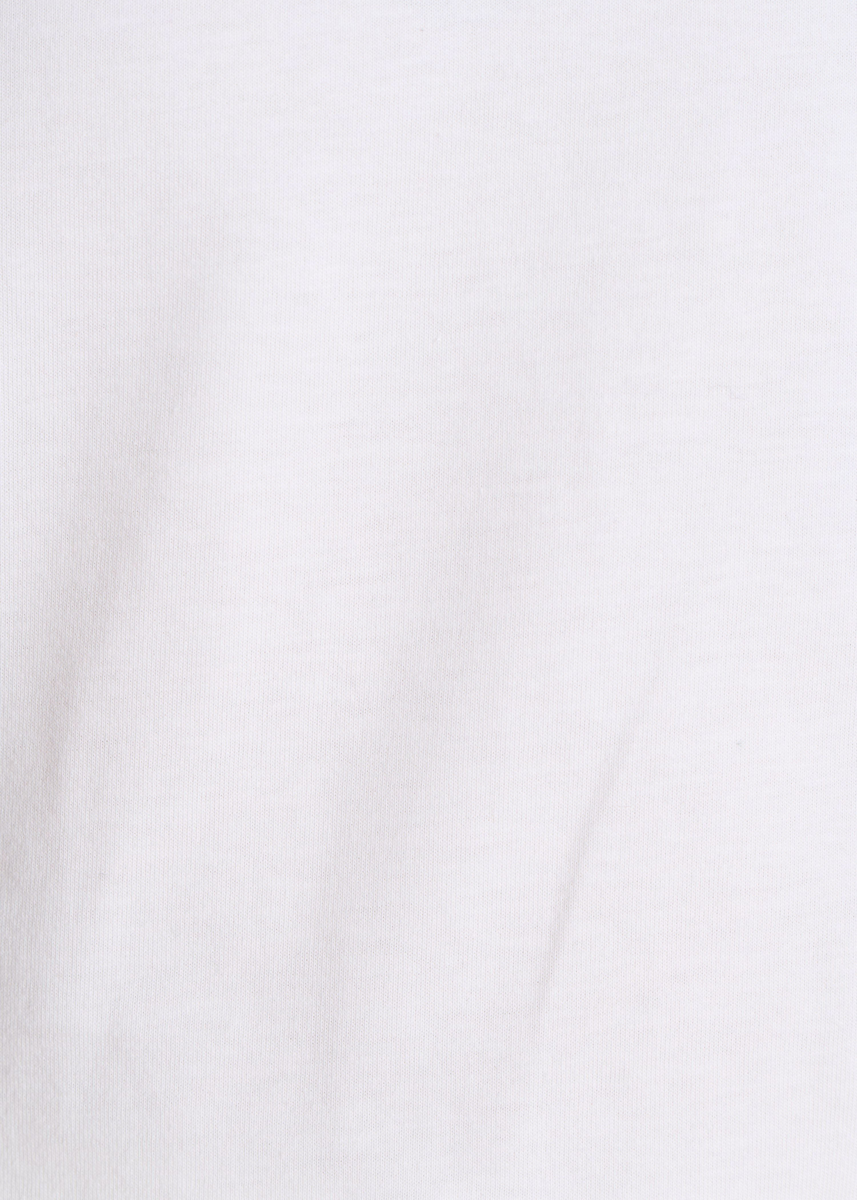 Ecru short-sleeve T-shirt in organic cotton