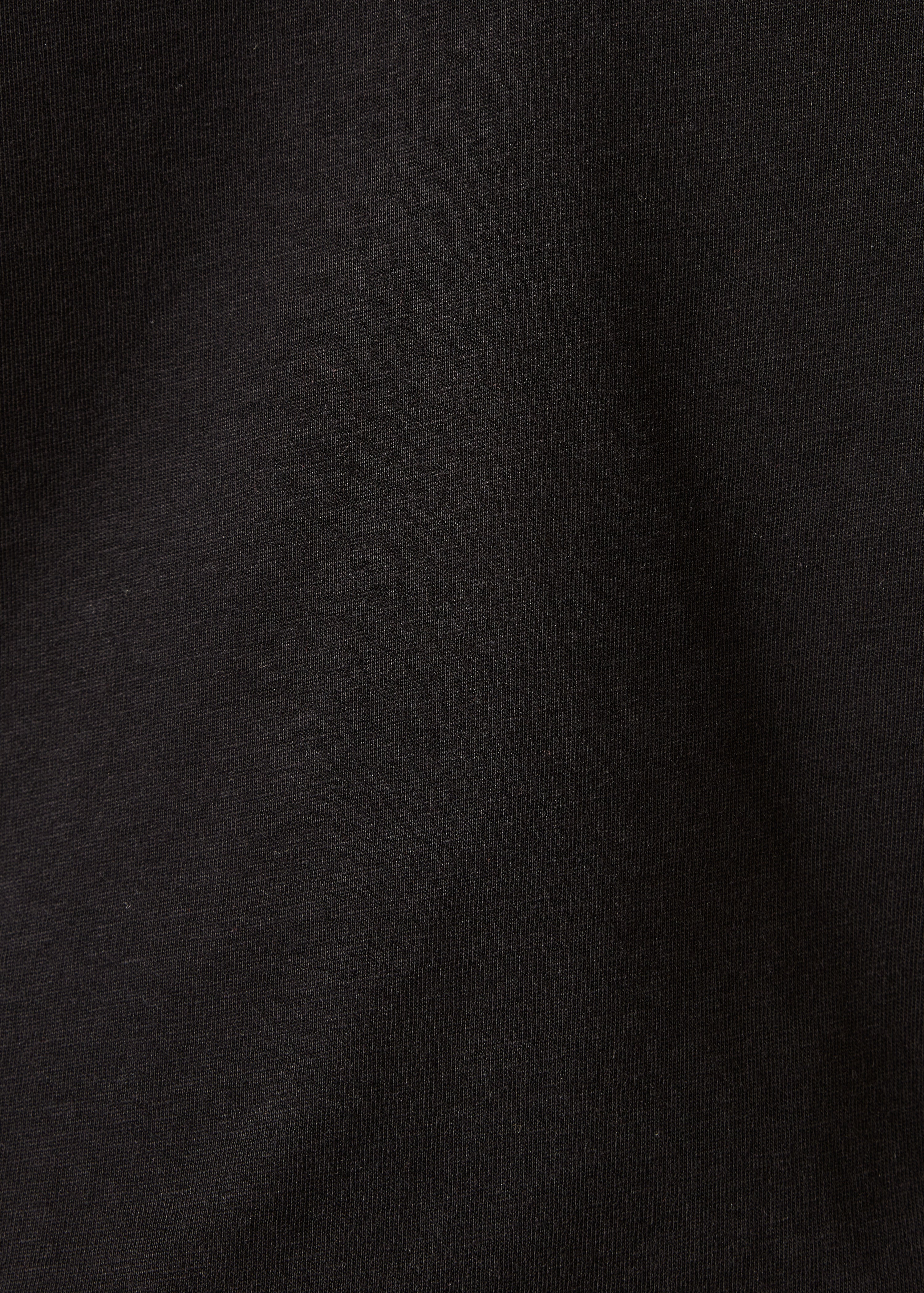 T-shirt oversize noir manches courtes