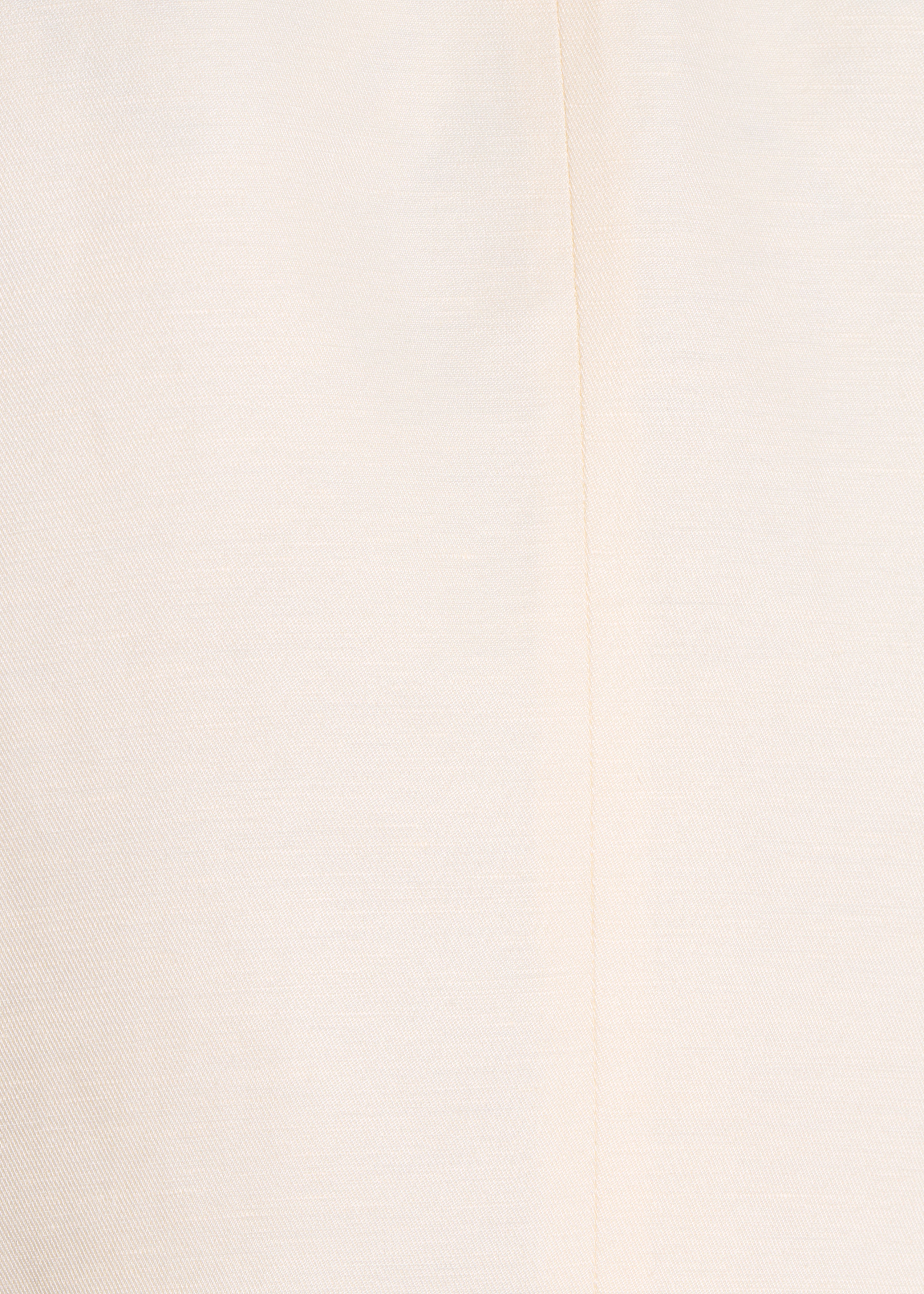 Open shimmering off-white cropped jacket