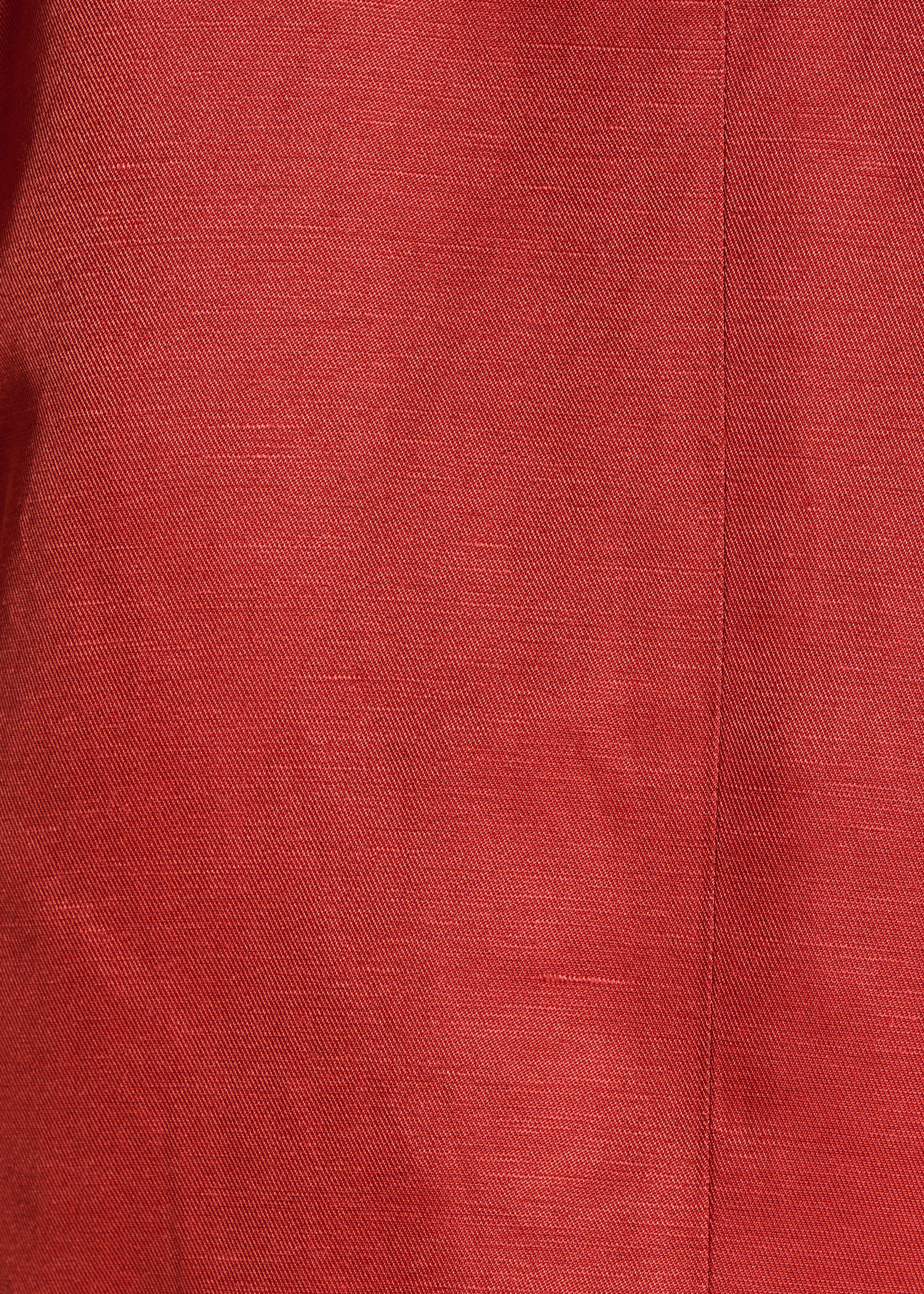 Giacca corta color mattone iridescente aperta