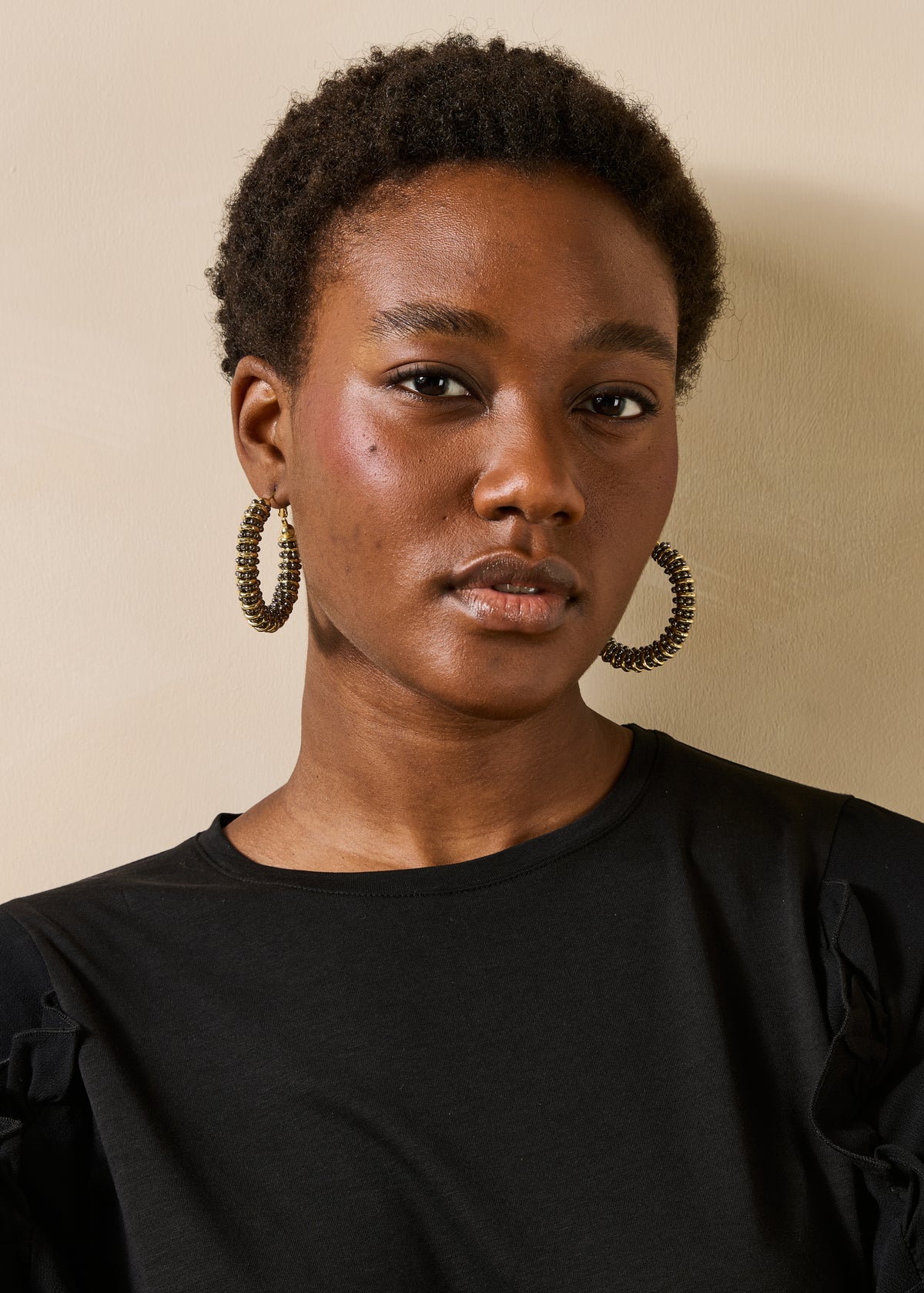 Boucles d'oreilles bicolore - Goplen