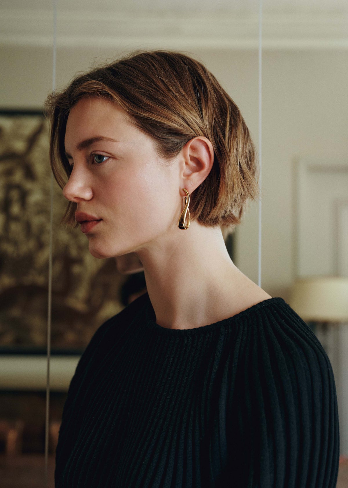 Boucles d'oreilles dorées - Gurnet