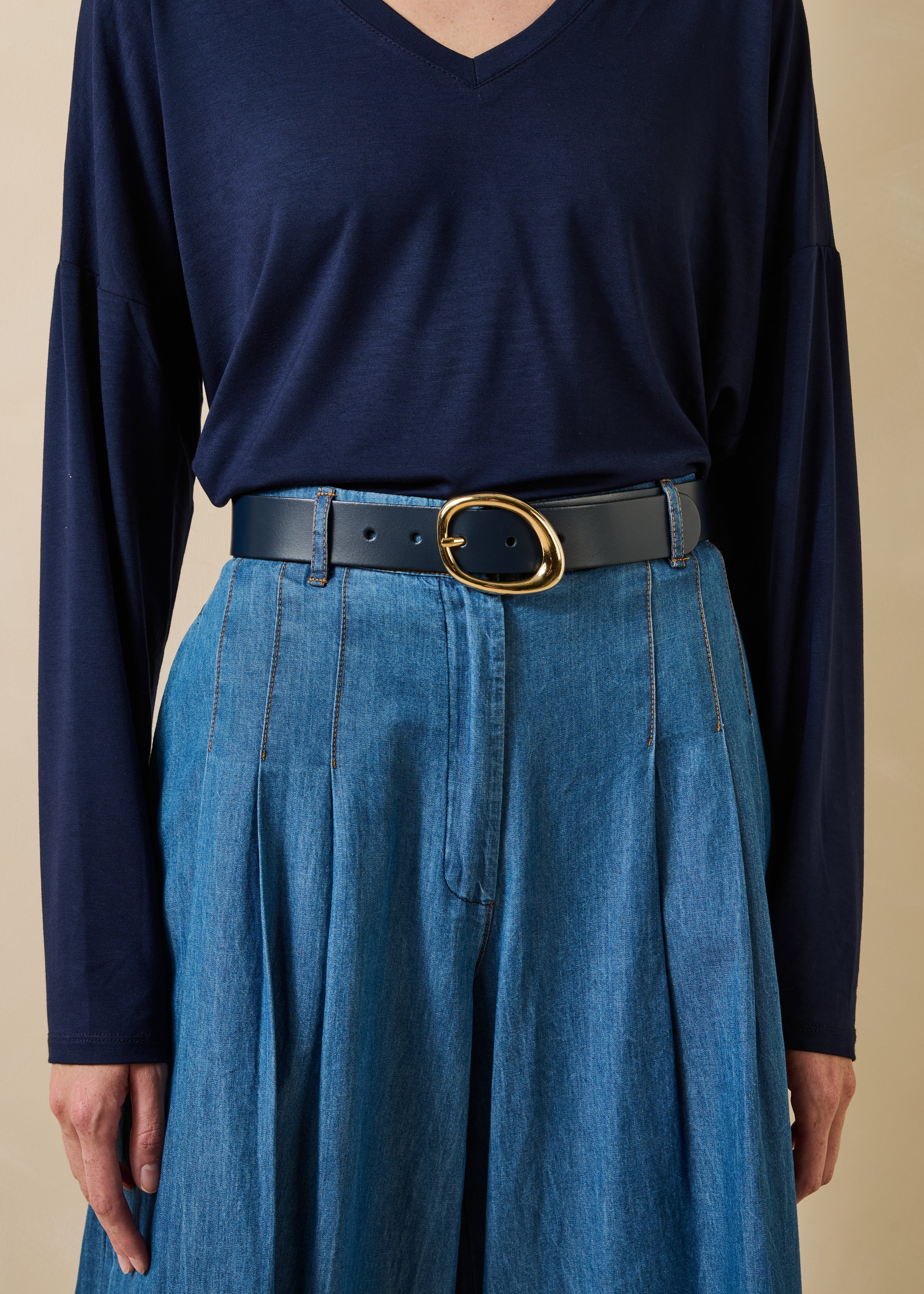 Ceinture bleu marine - Grume