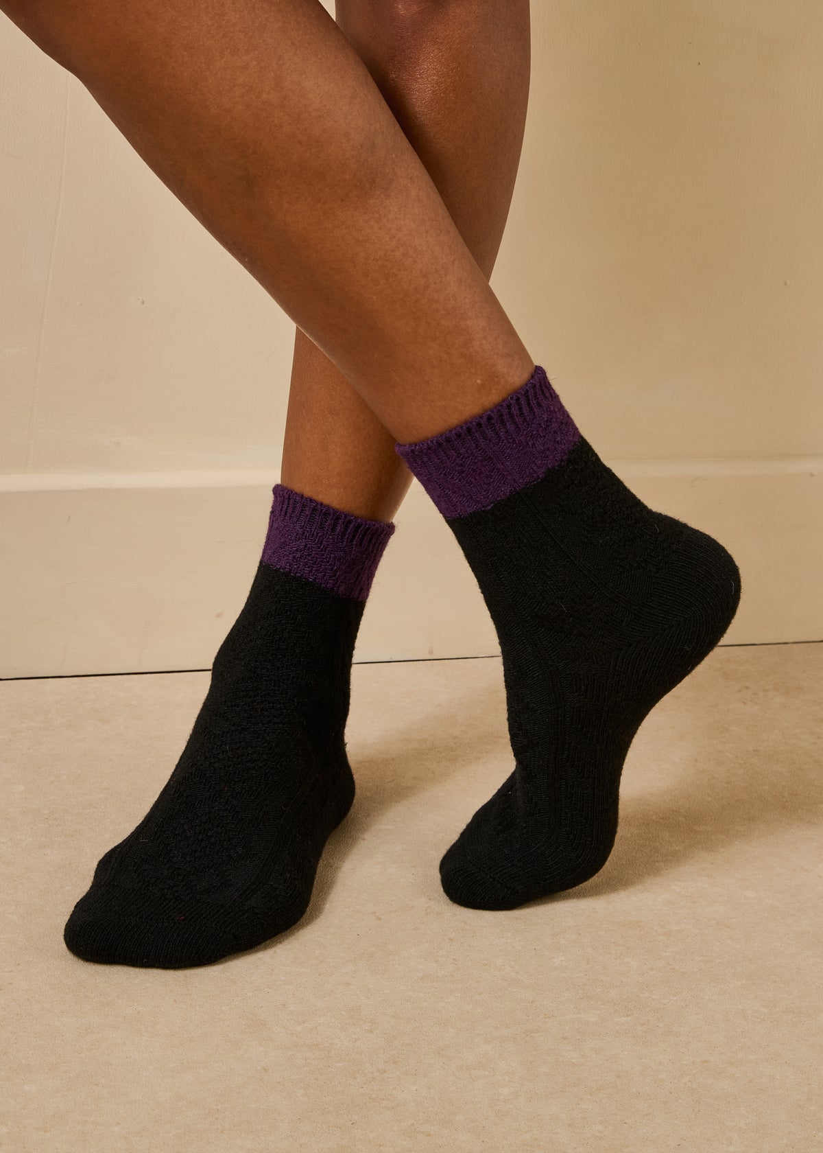 Coffret chaussettes bordeaux et noir - Grusko
