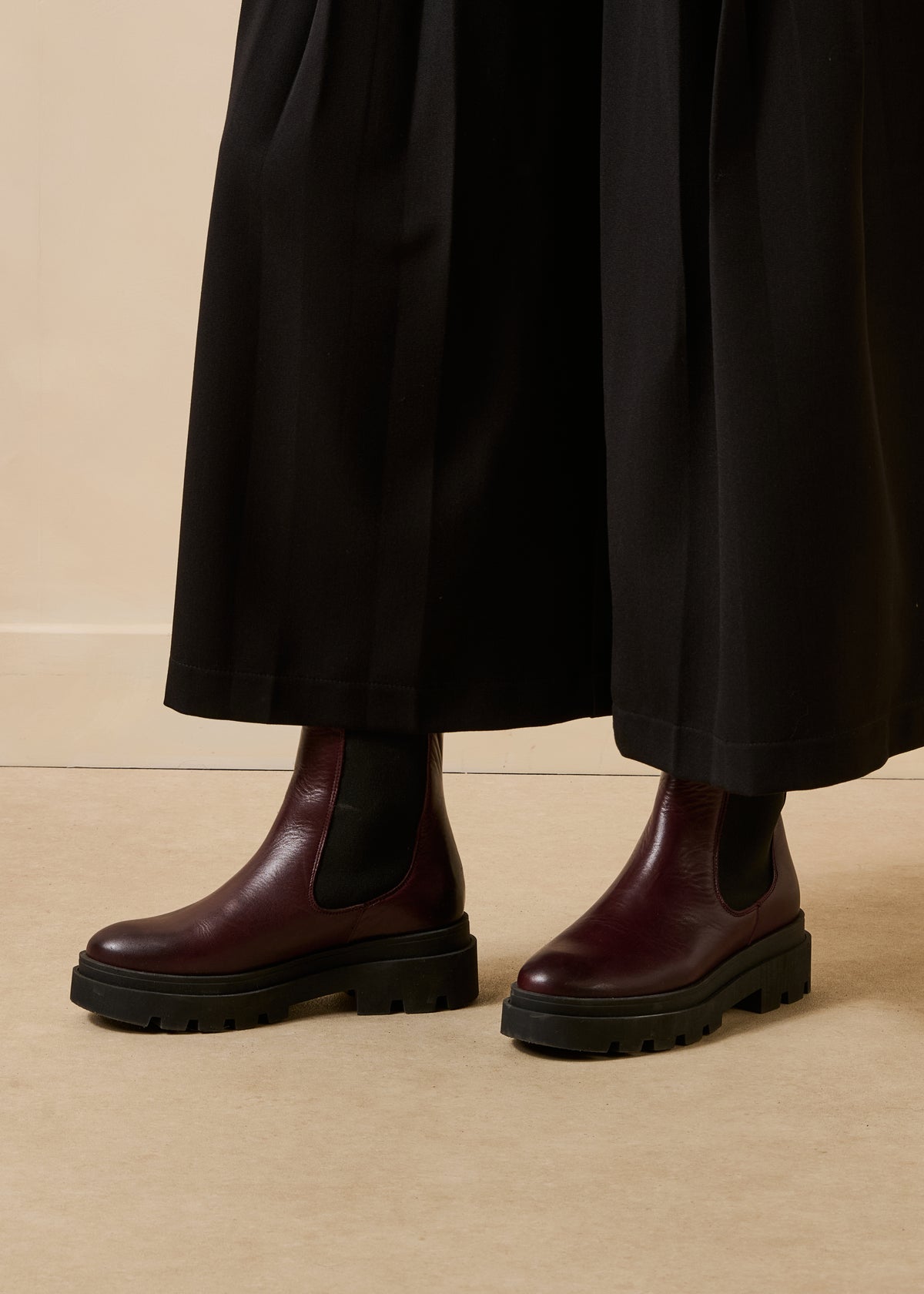 Bottines bordeaux - Grabel